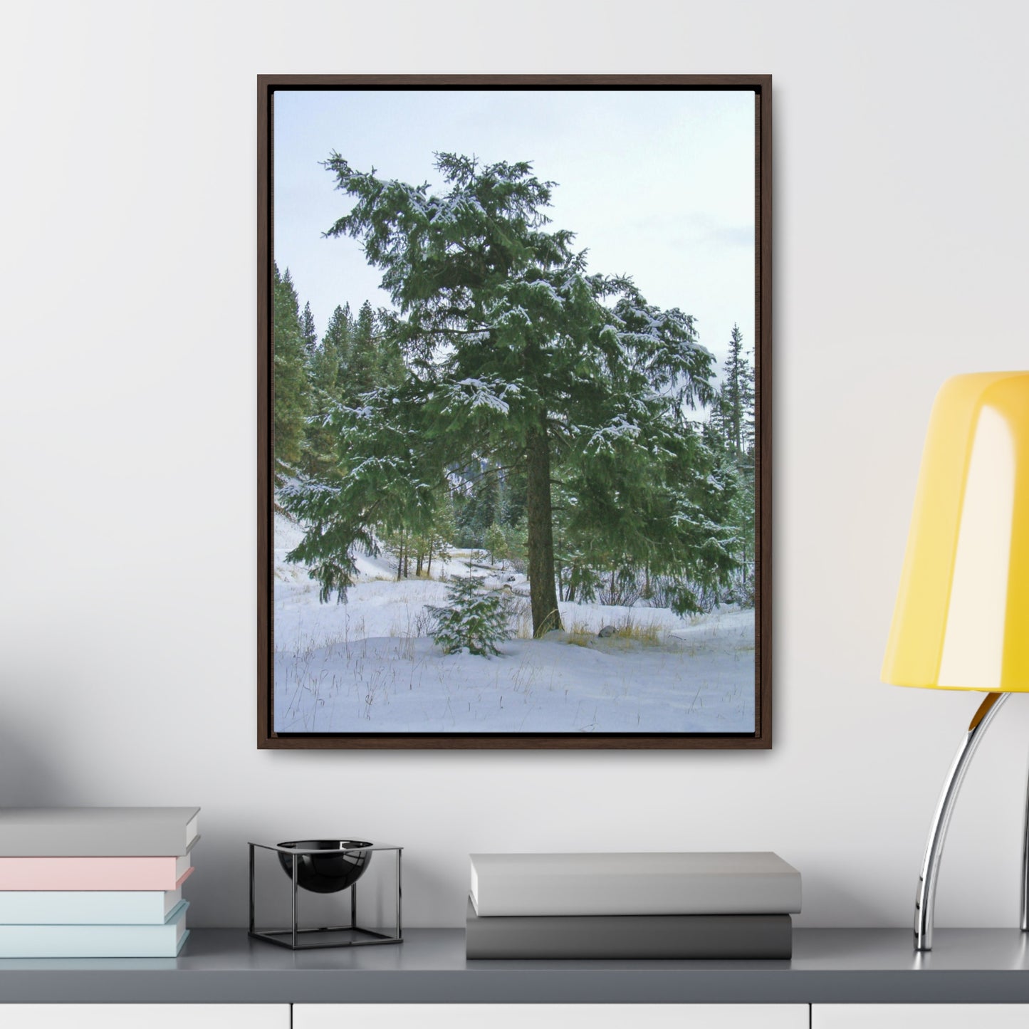 Winter Protector Gallery Canvas Wraps Framed