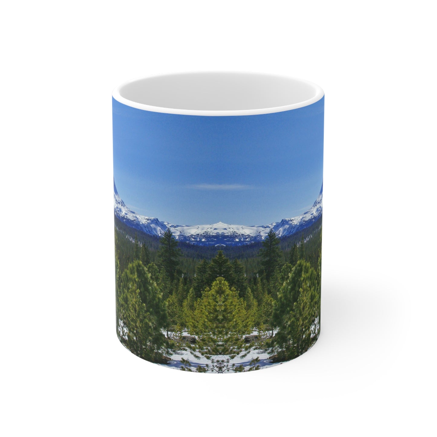 Winter South Sister Ceramic Mug 11oz