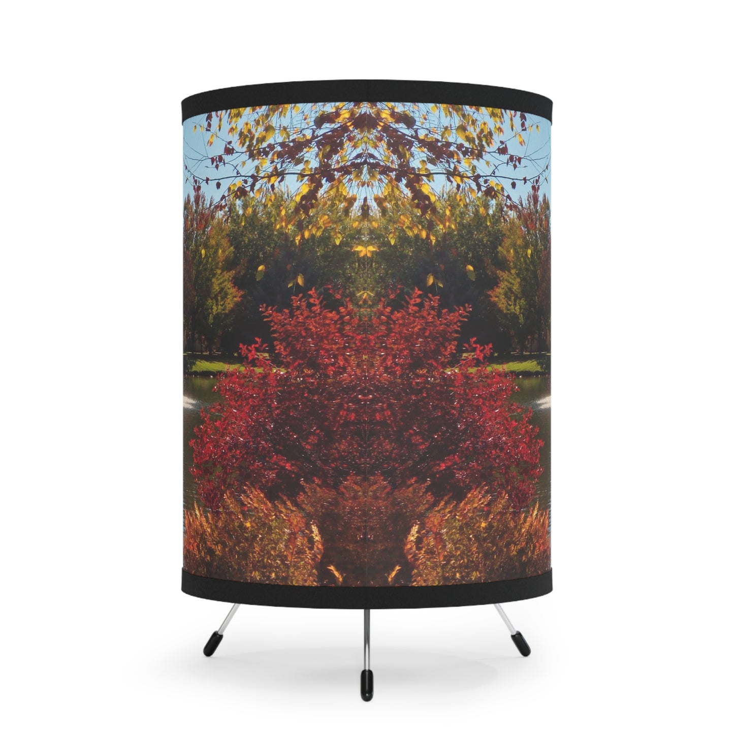 Autumn Fountain Tripod Lamp