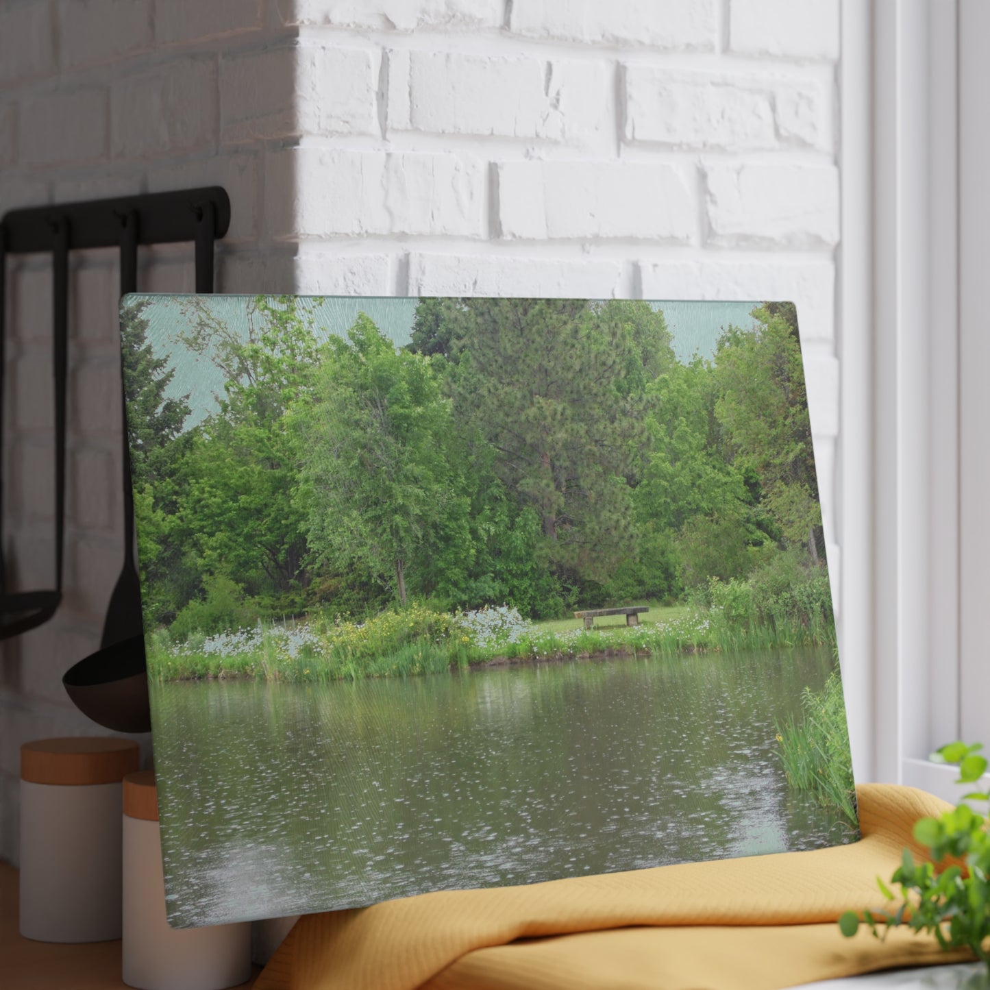 Raindrops On The Water Glass Cutting Board Hand Wash