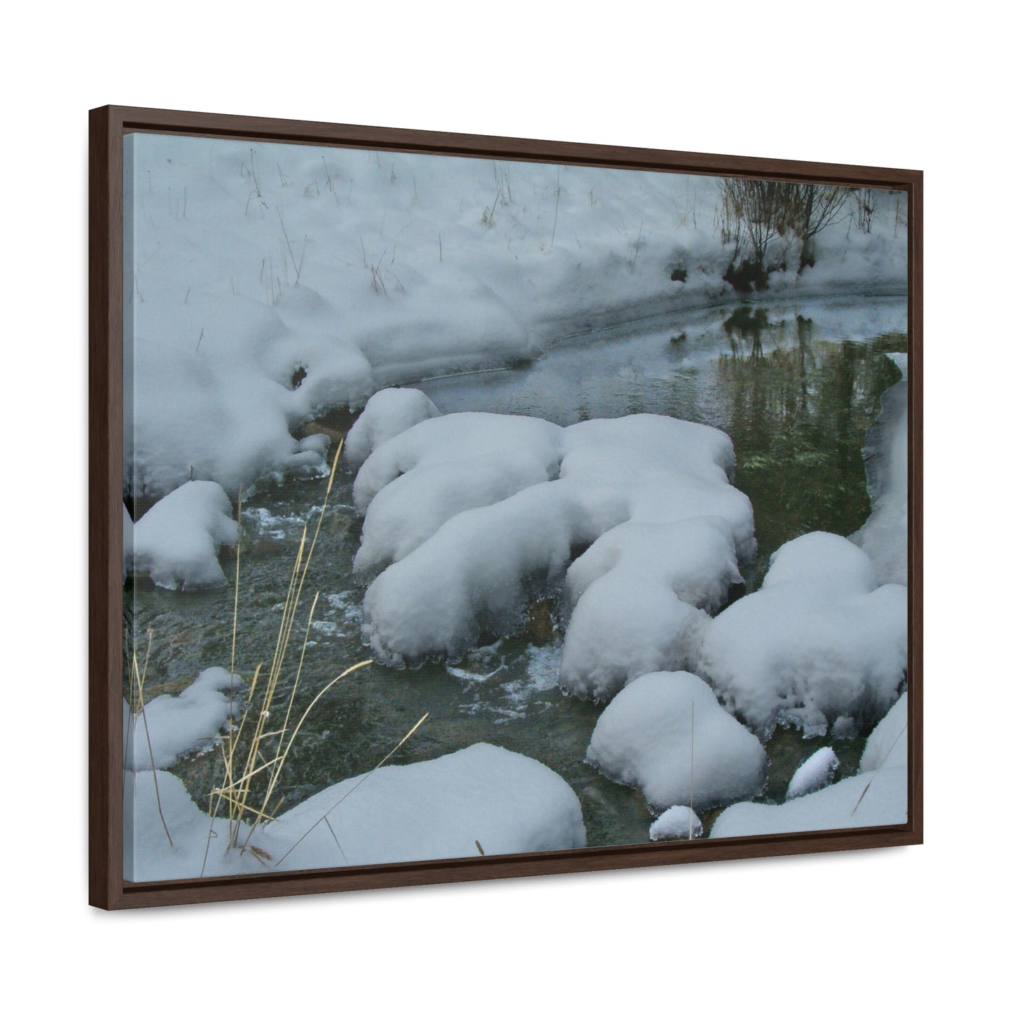 Snowy Islands Gallery Canvas Wraps Framed