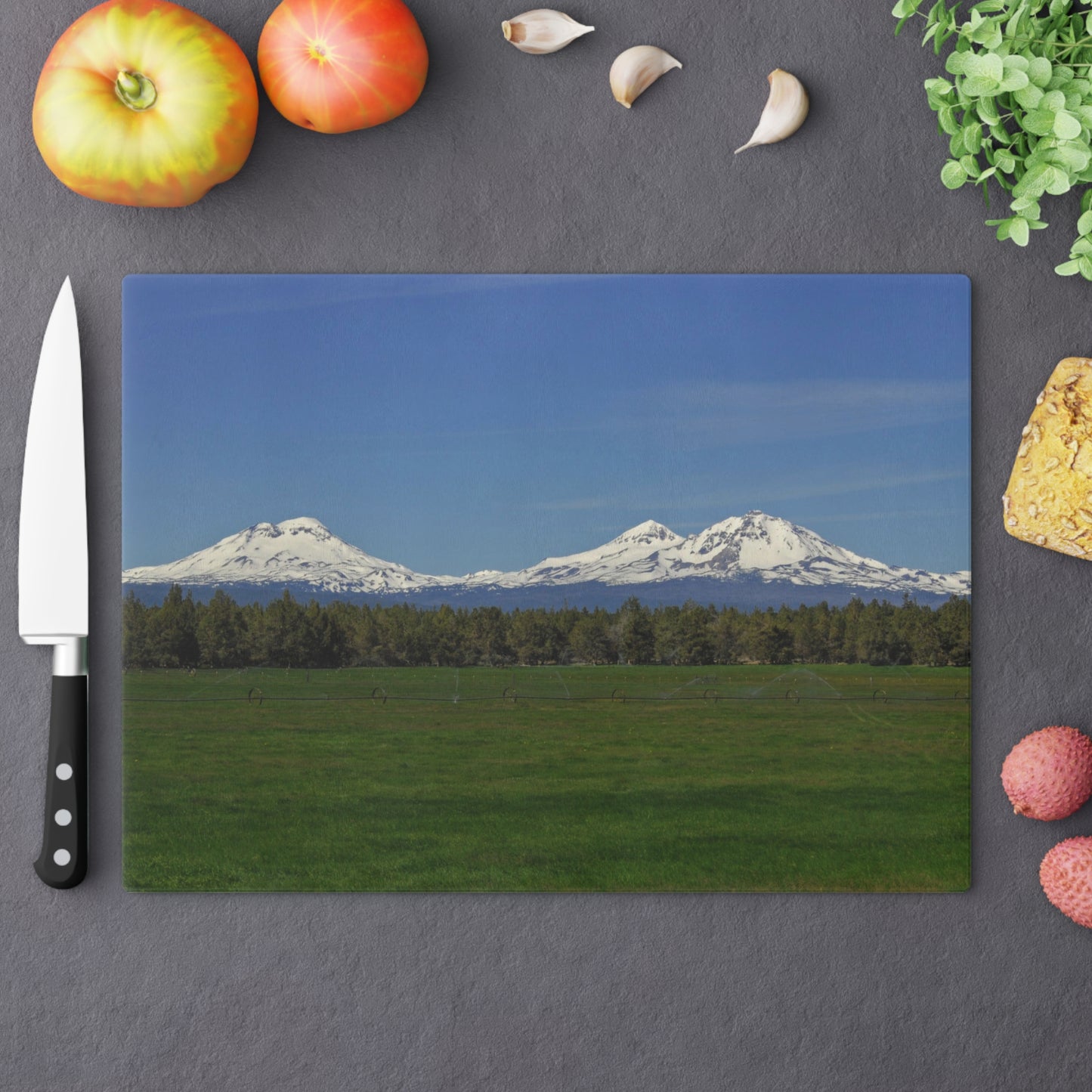 Mountain Field Cutting Board Dishwasher Safe