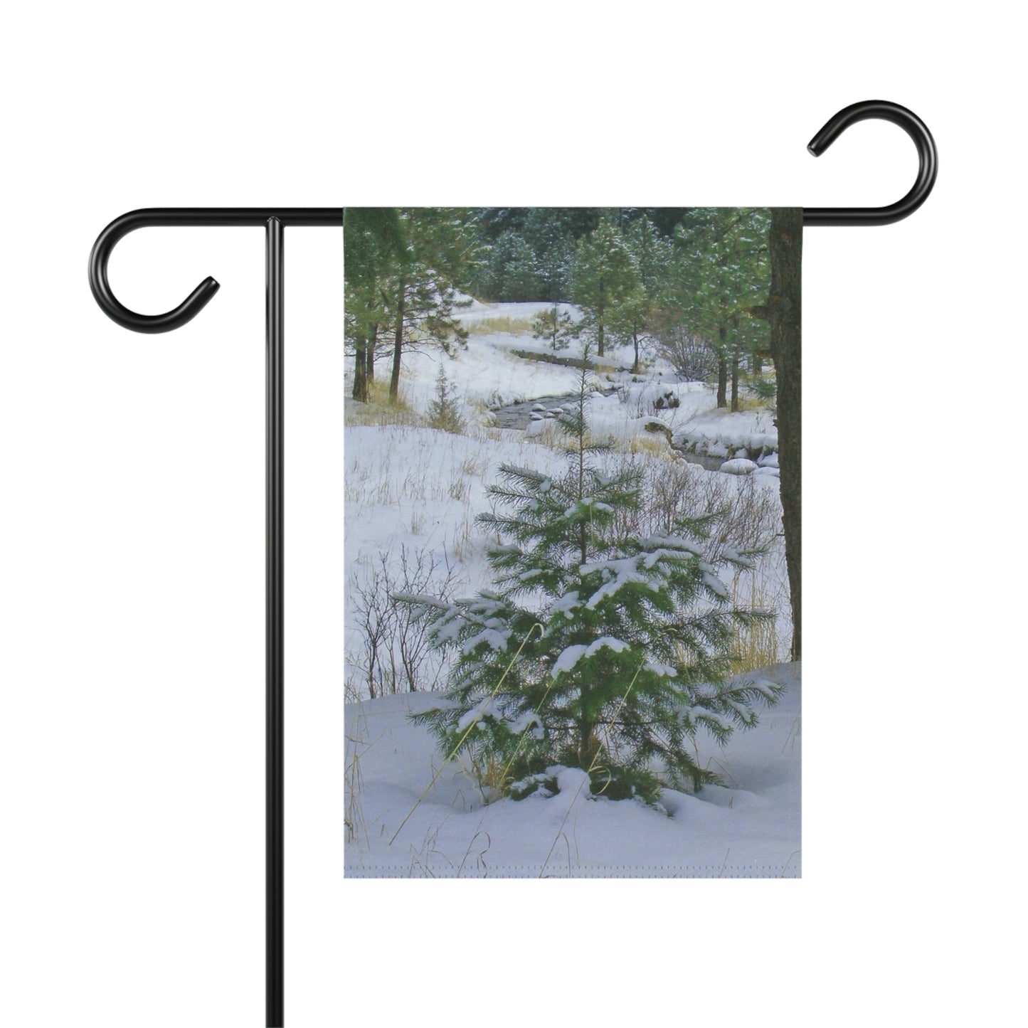 Christmas Tree Creek Garden & House Banner