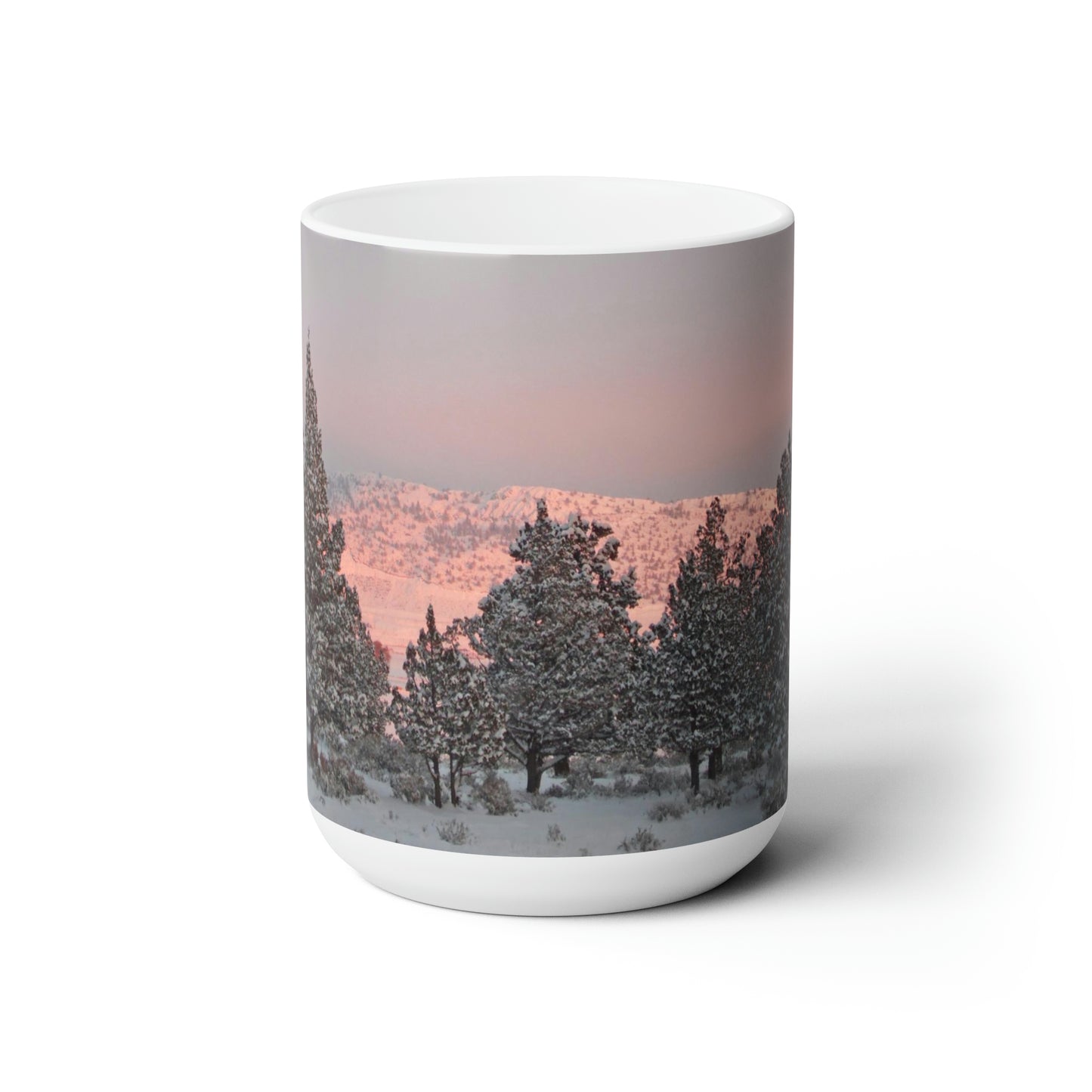 Winter Sunset Ceramic Mug 15oz