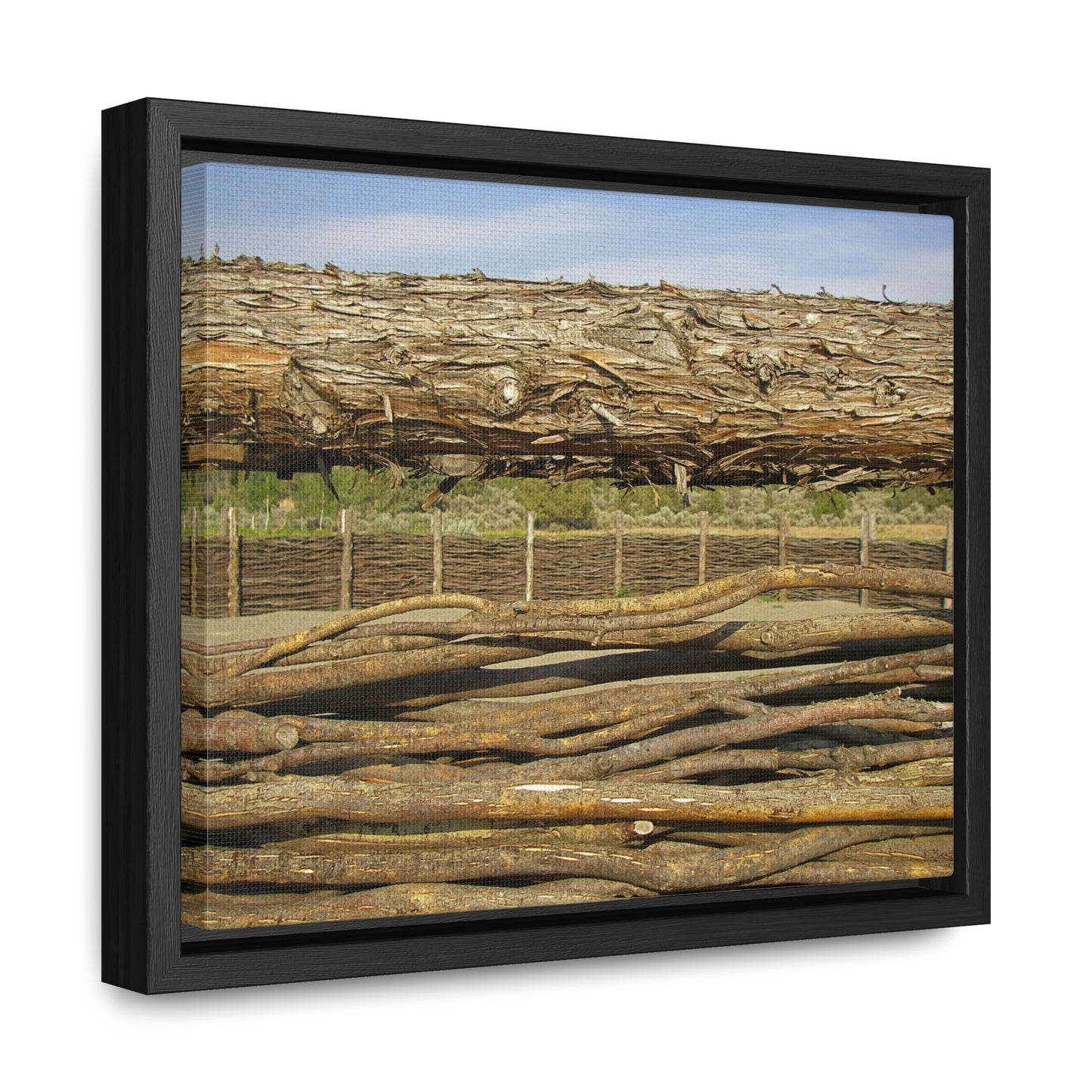 Through The Rails Gallery Canvas Wraps Framed
