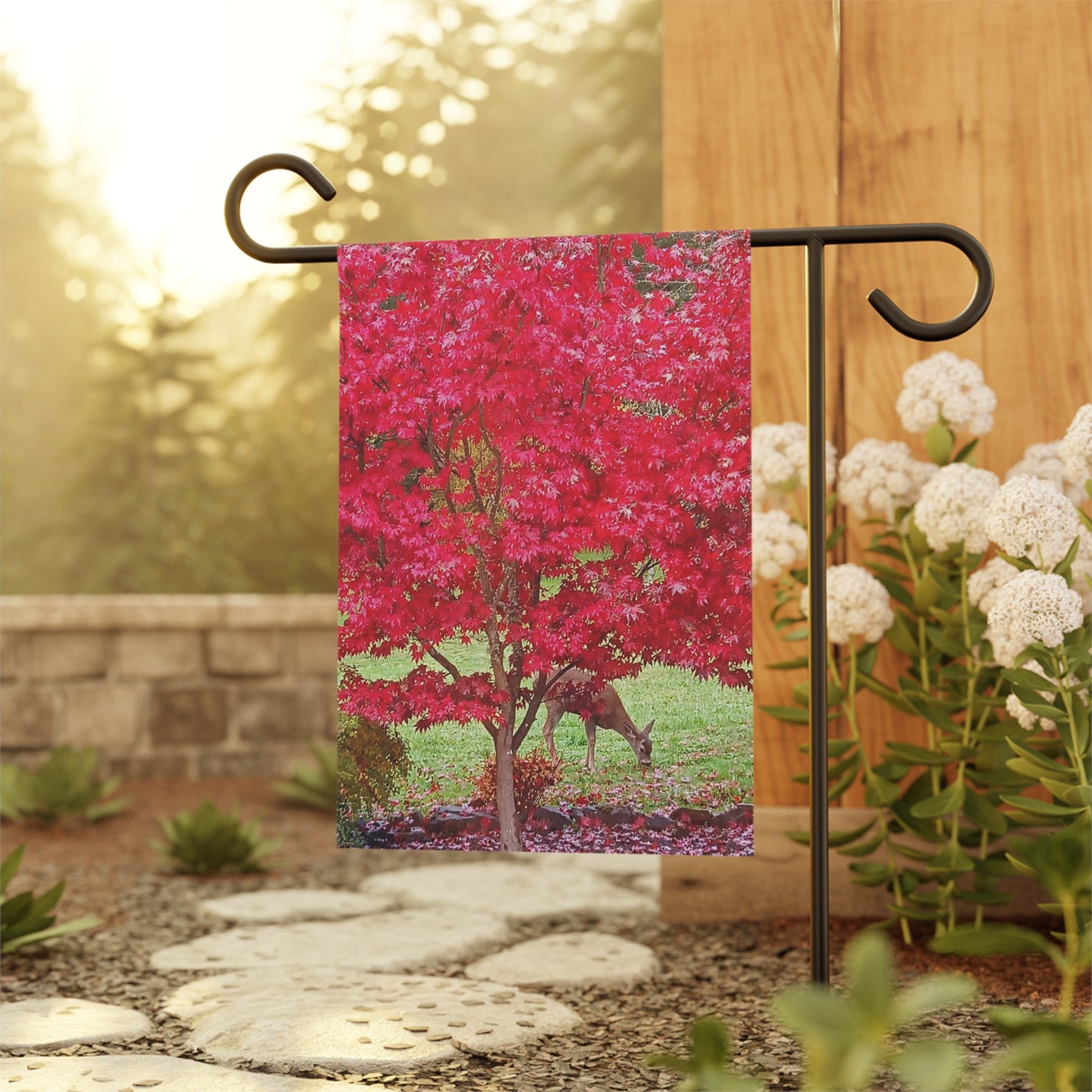 Autumn Deer Garden & House Banner