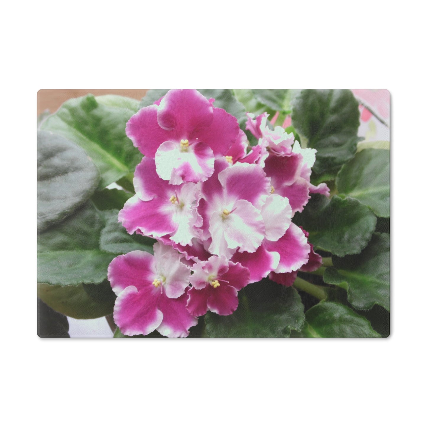 African Violet Cutting Board Dishwasher Safe