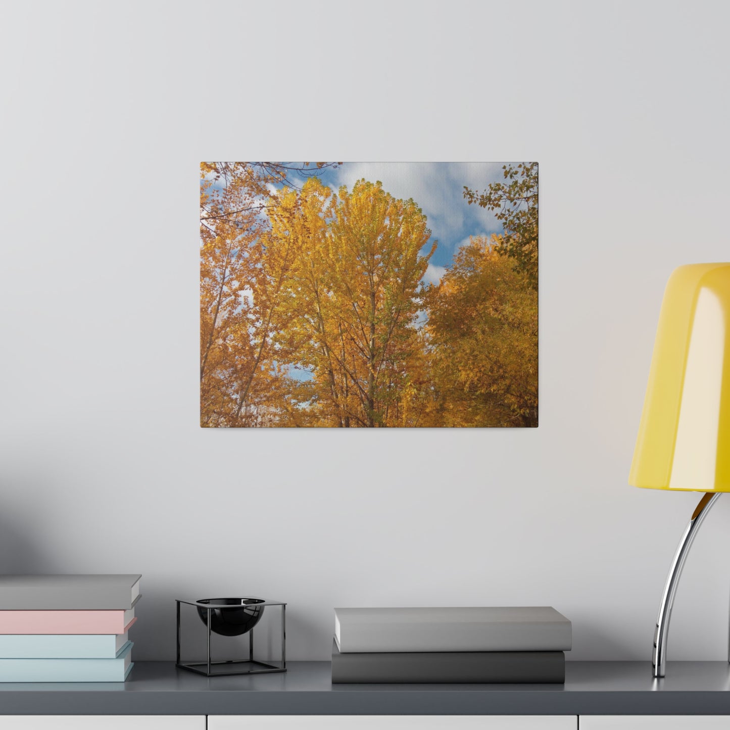 Autumn Gold Matte Canvas