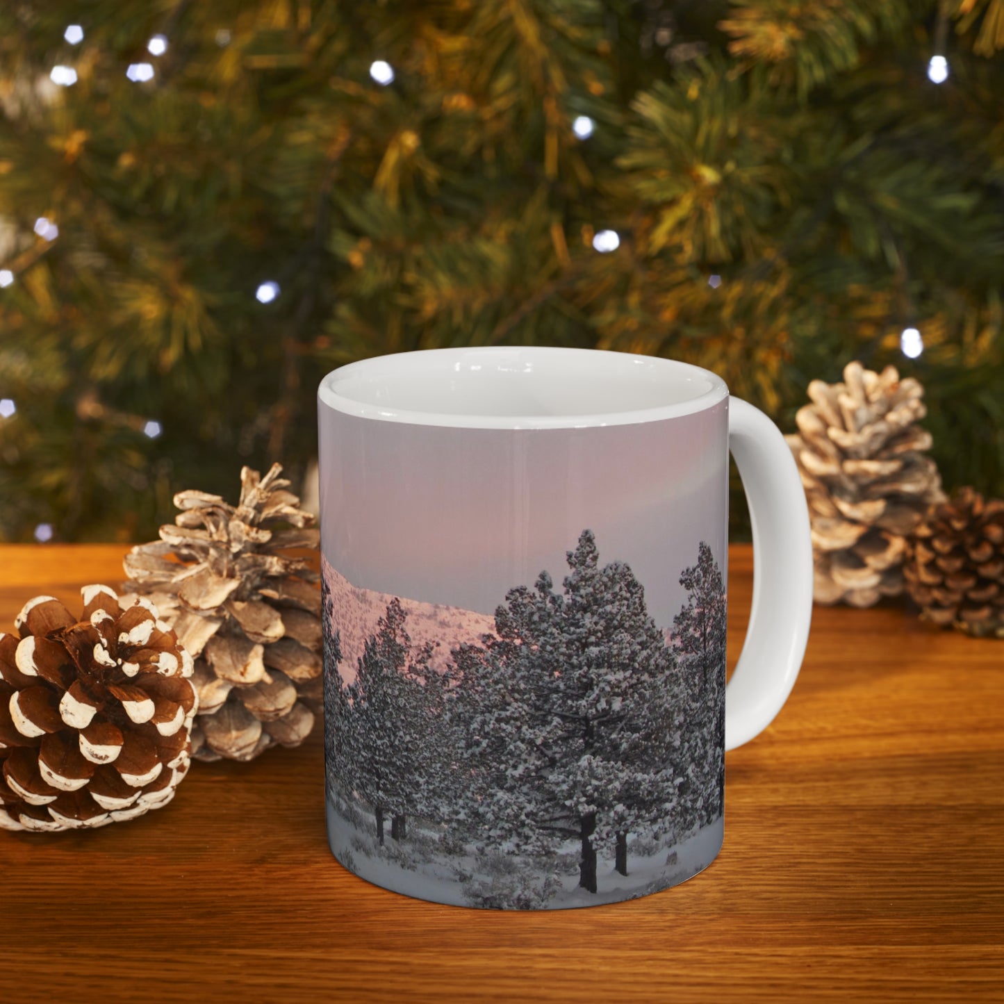 Winter Sunset Ceramic Mug 11oz