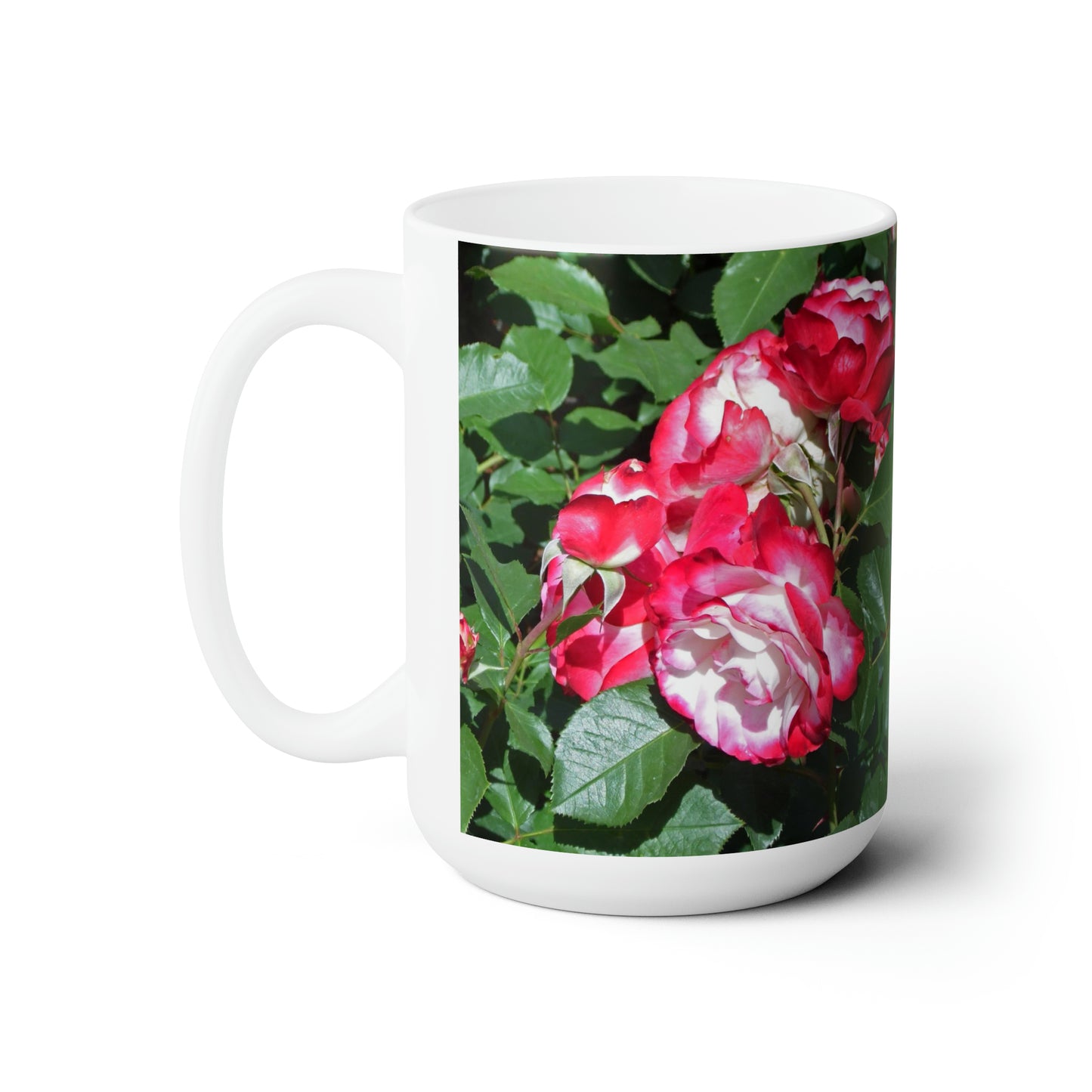 Romantic Roses Ceramic Mug 15oz