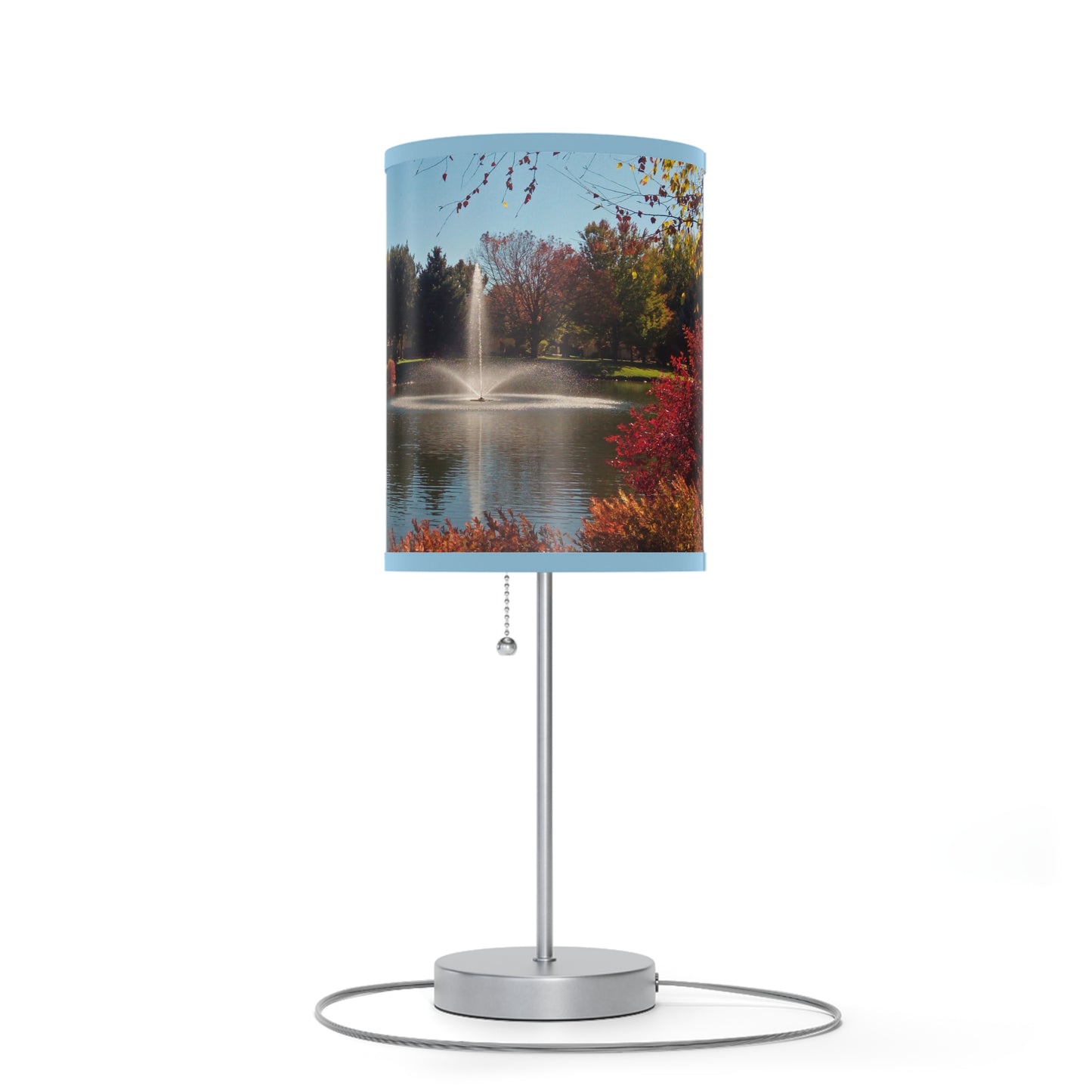 Autumn Fountain Lamp on a Stand