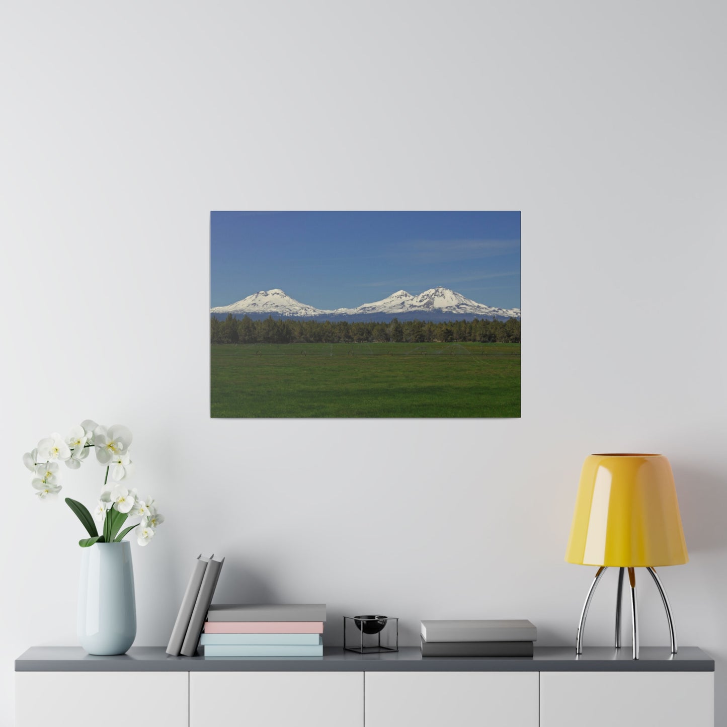 Mountain Field Matte Canvas