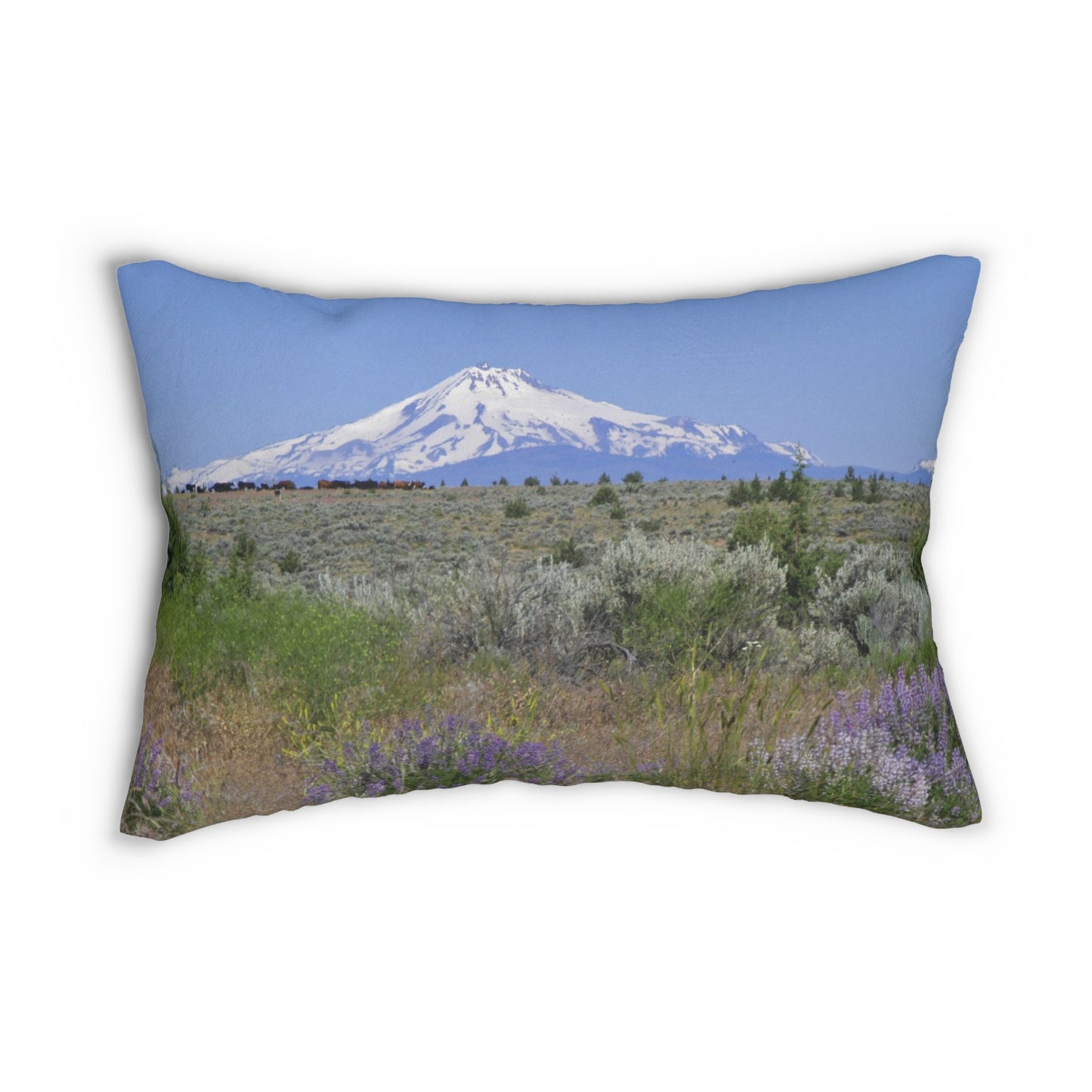 Lupine & Sage Mountain Spun Polyester Lumbar Pillow