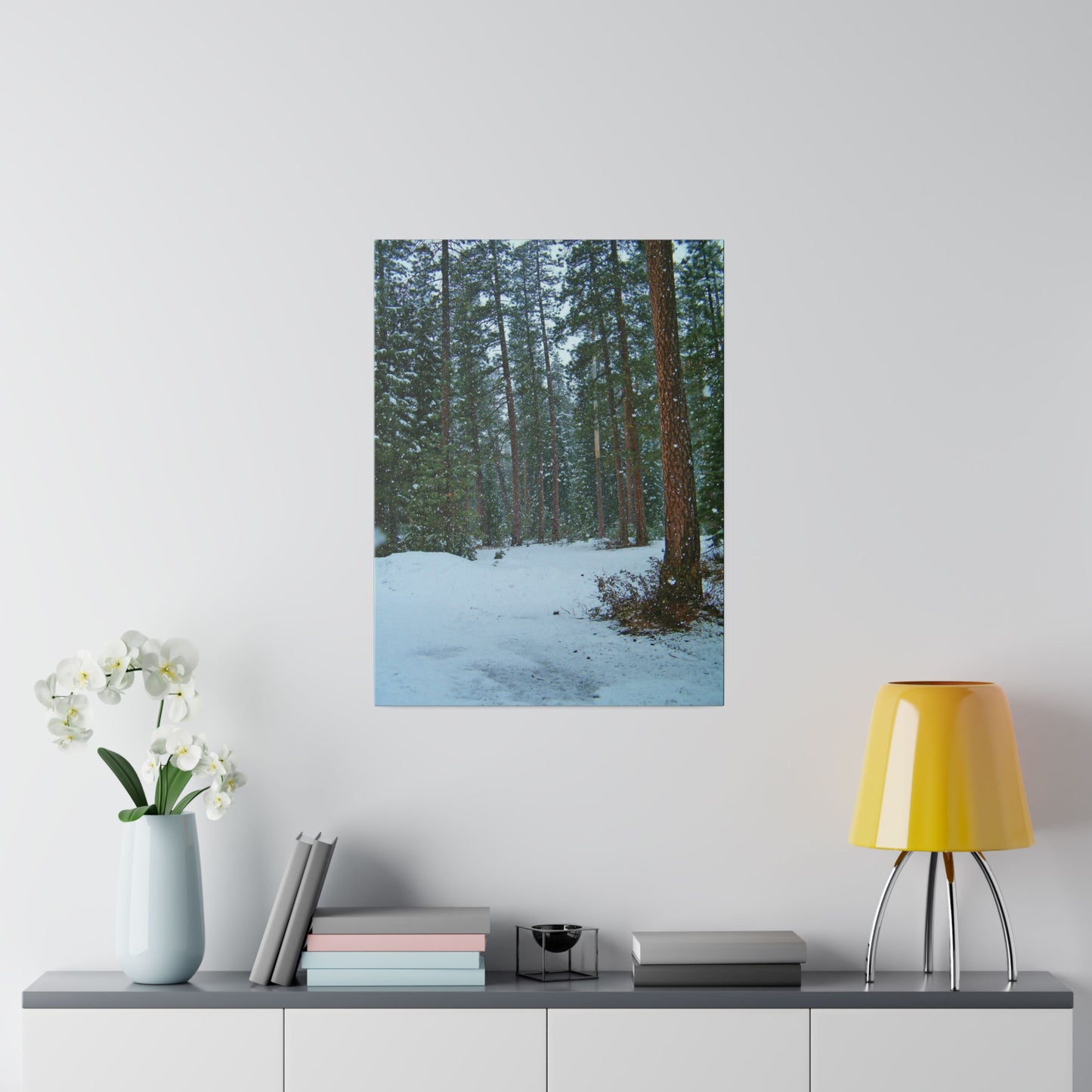 Snowfall Matte Canvas