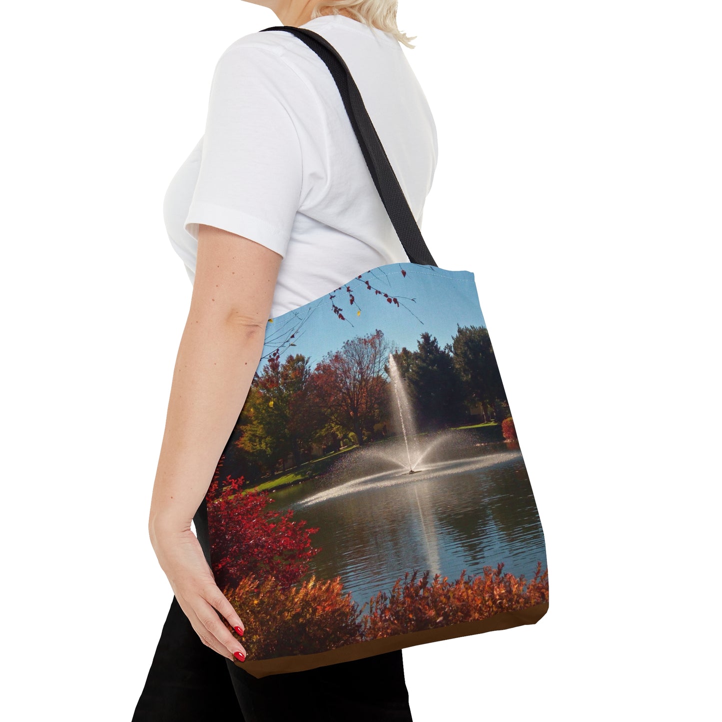 Autumn Fountain Tote Bag