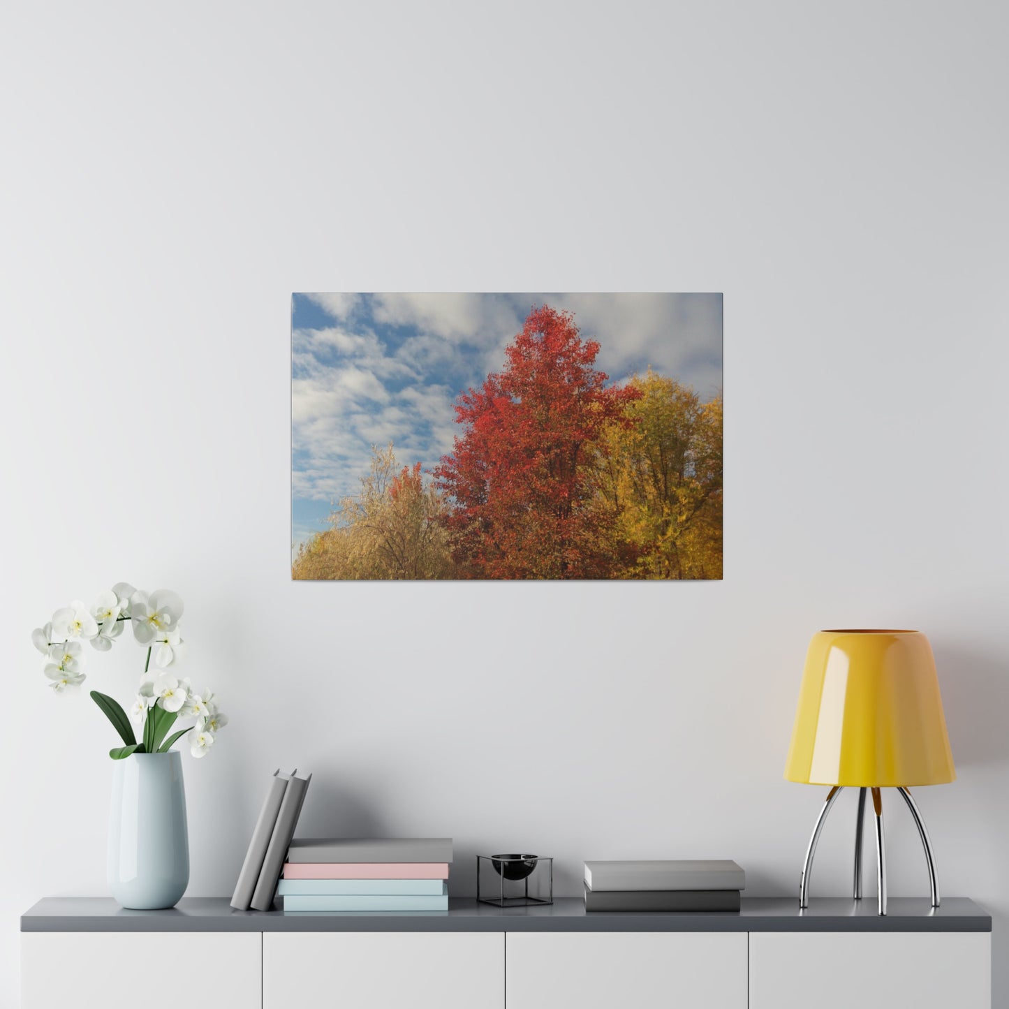 Autumn Sky Matte Canvas