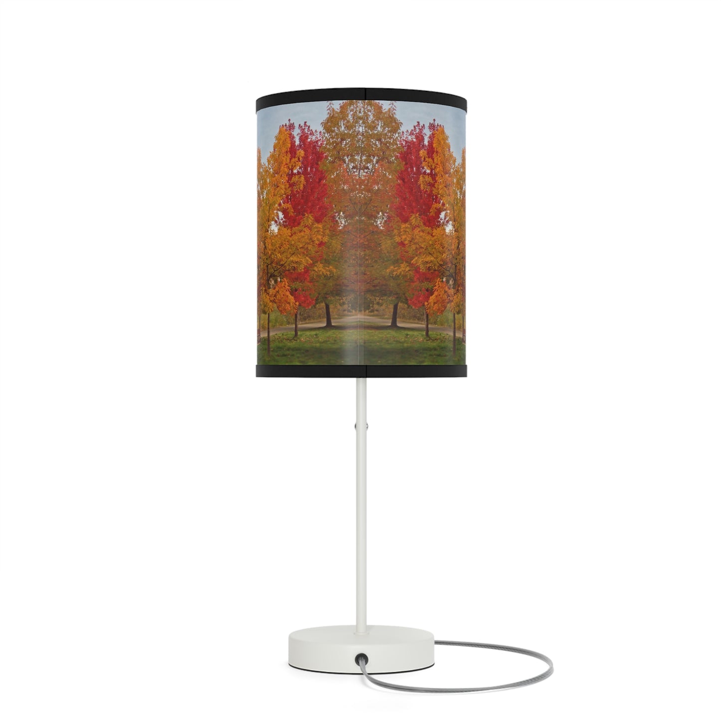 Autumn Serenity Lamp on a Stand