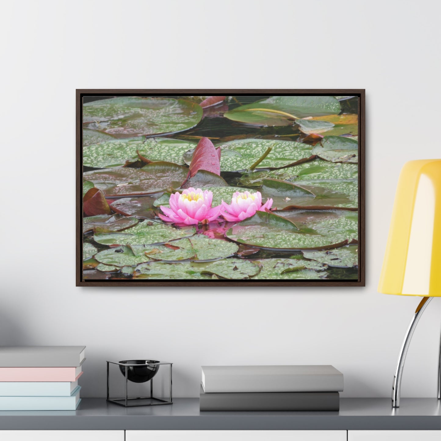 Water Lilies Gallery Canvas Wraps Framed