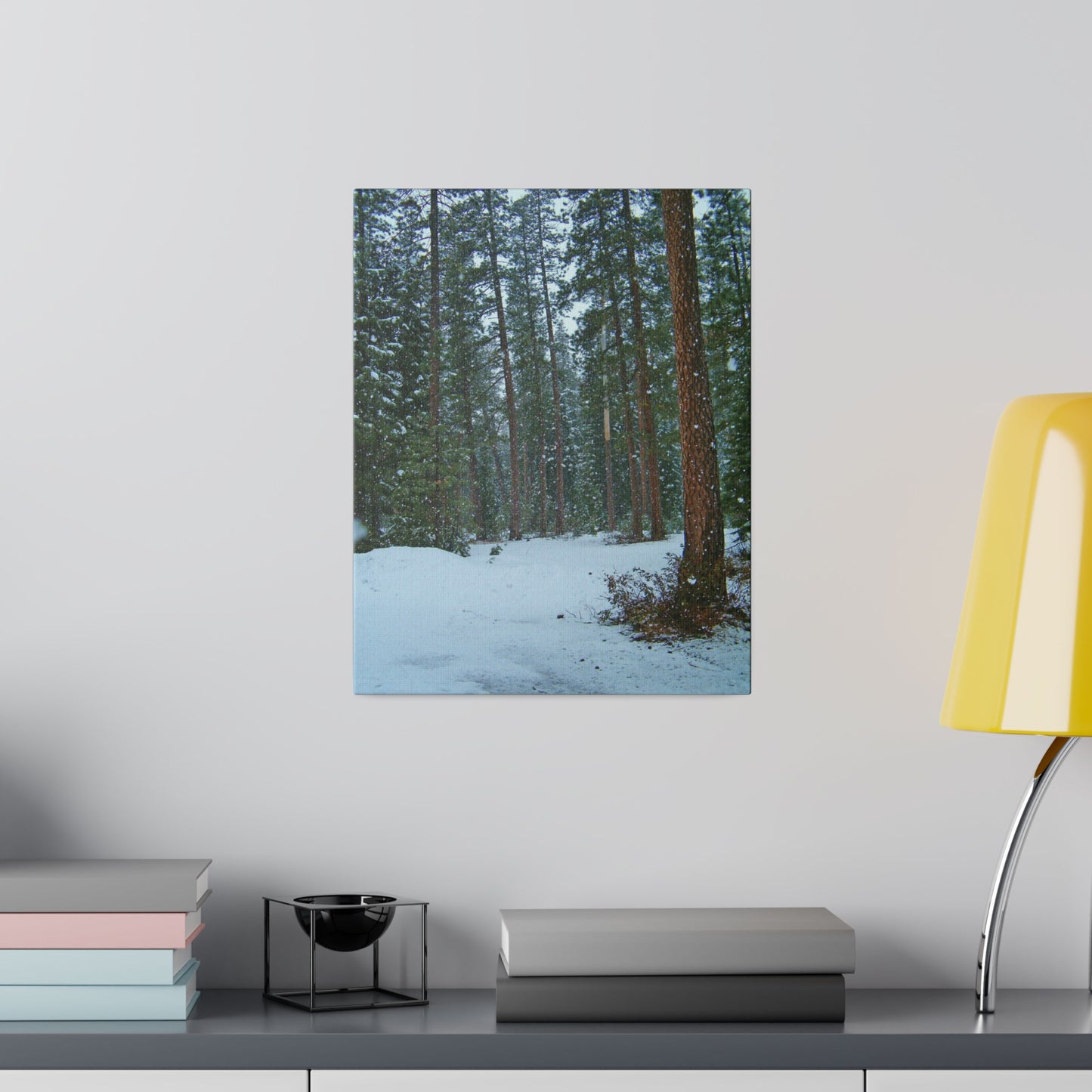 Snowfall Matte Canvas