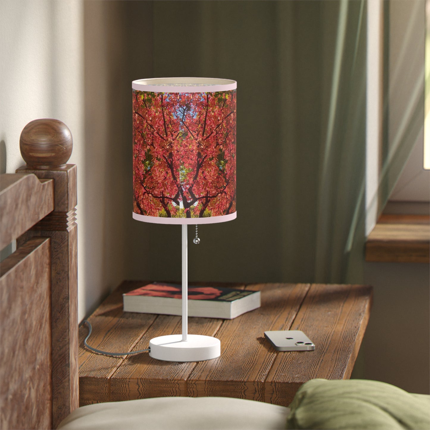 Autumn Glow Lamp on a Stand