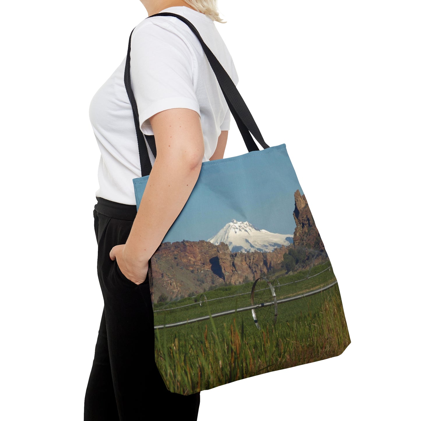 Mountain & Rocky Cliffs Tote Bag