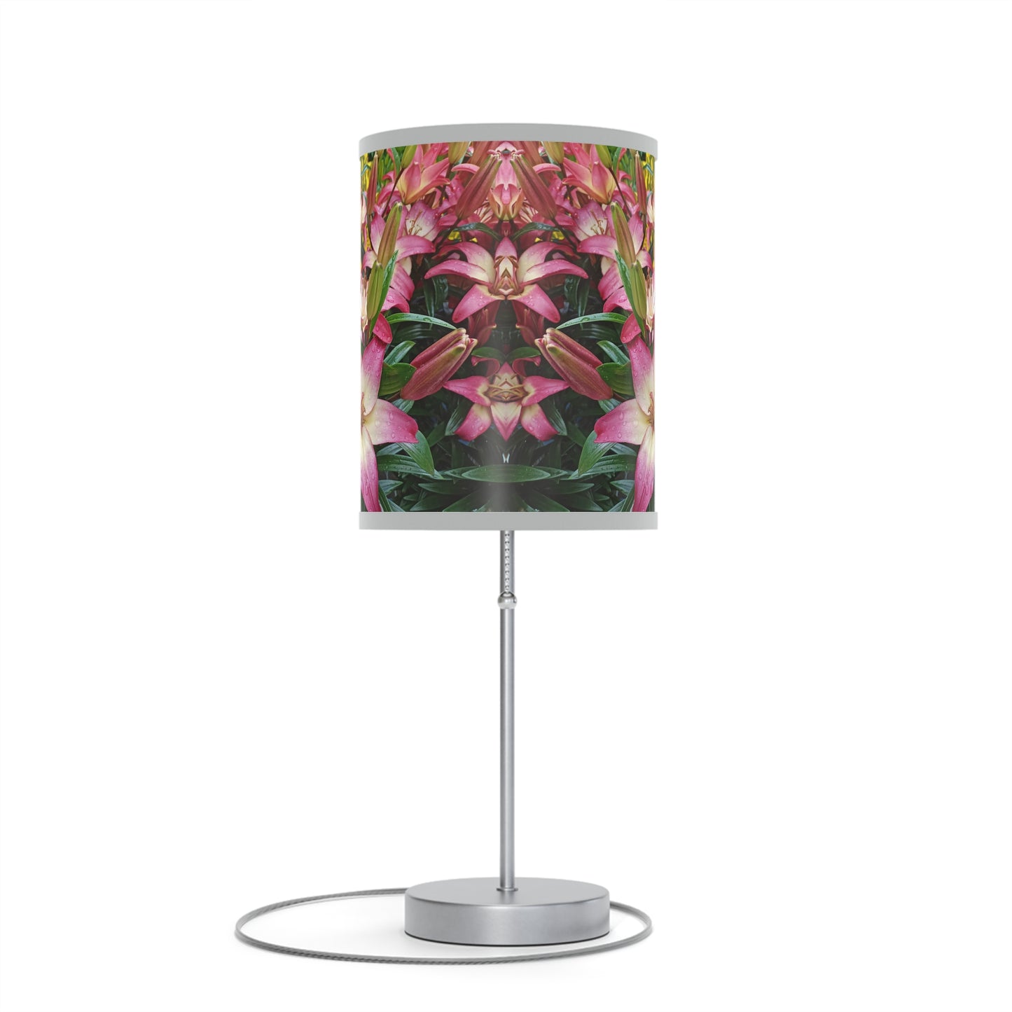 Lovely Lilies Lamp on a Stand