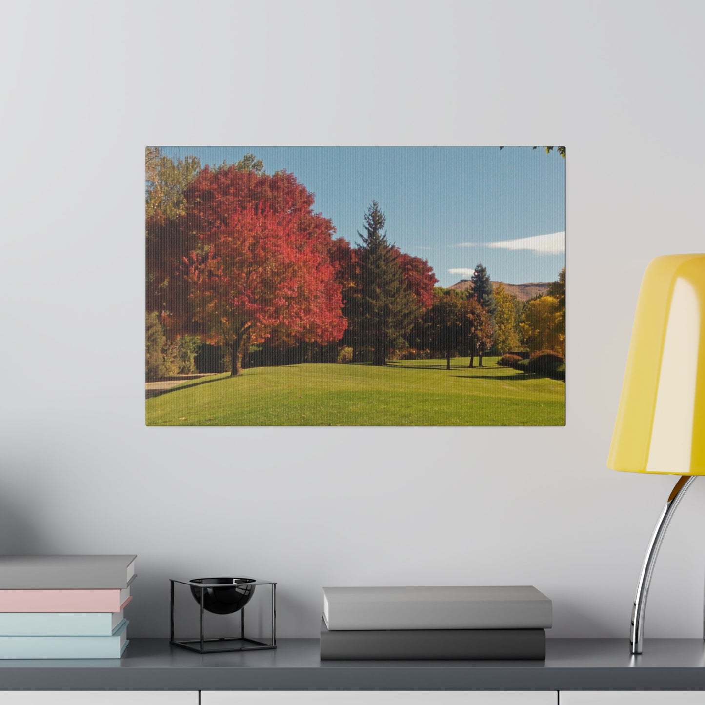 Autumn Lawn Matte Canvas
