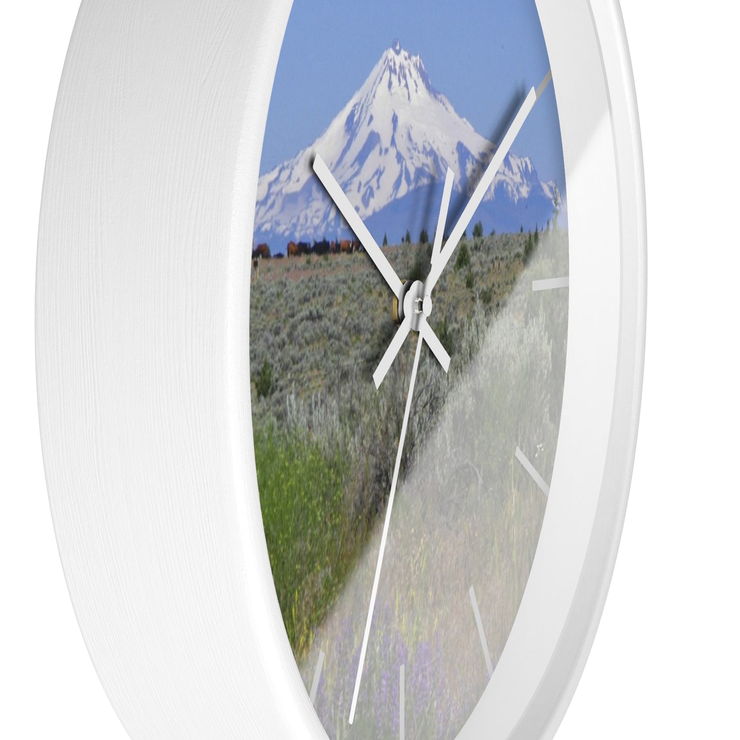 Lupine & Sage Mountain Wall Clock