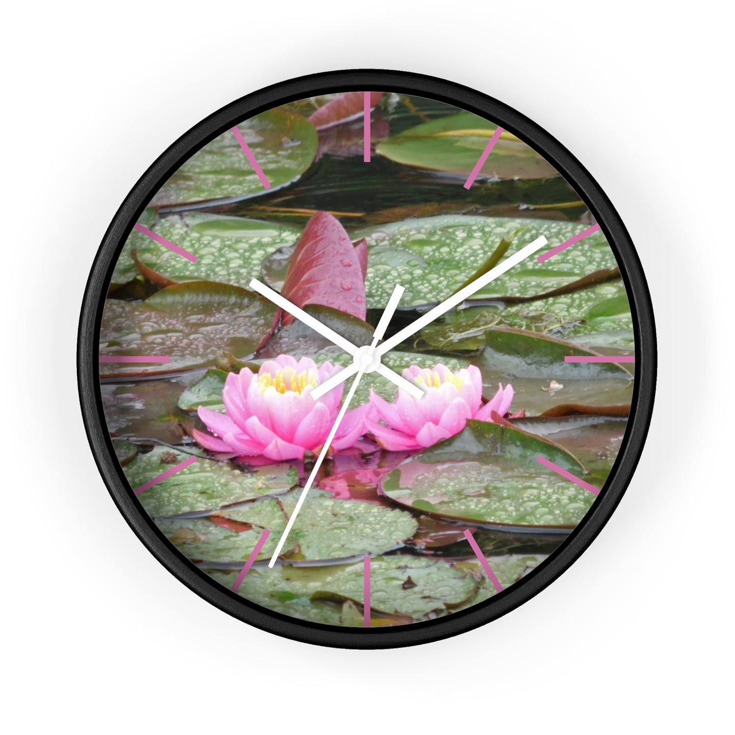 Water Lilies Wall Clock