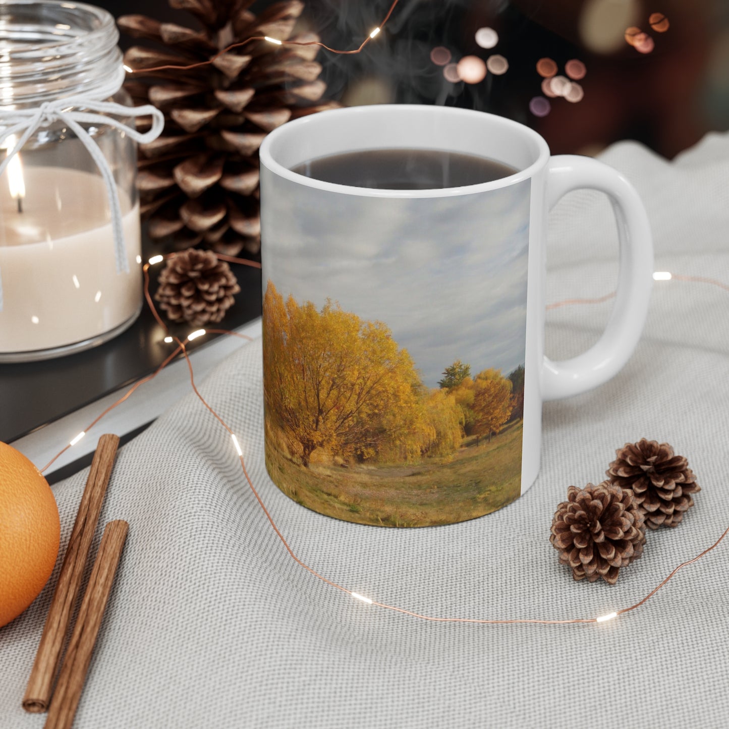 Autumn Sunlight Ceramic Mug 11oz
