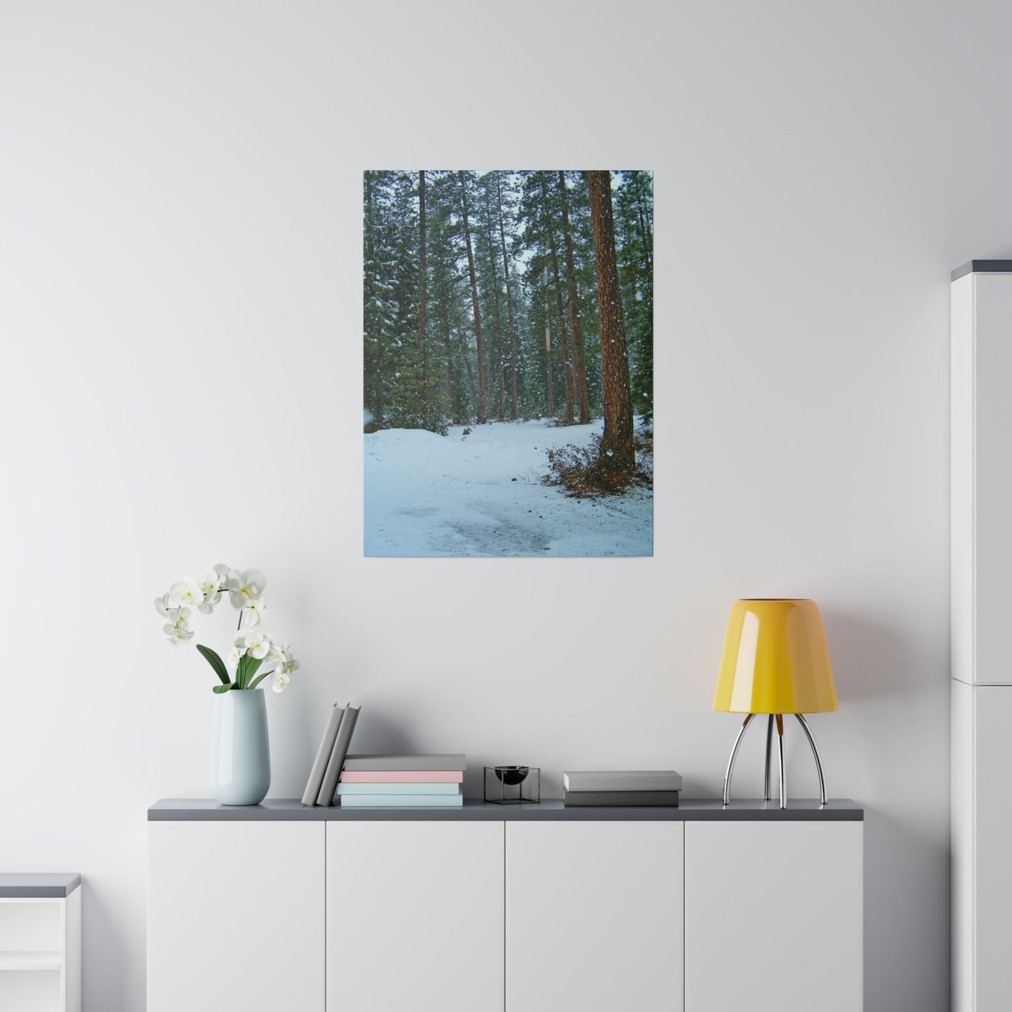 Snowfall Matte Canvas