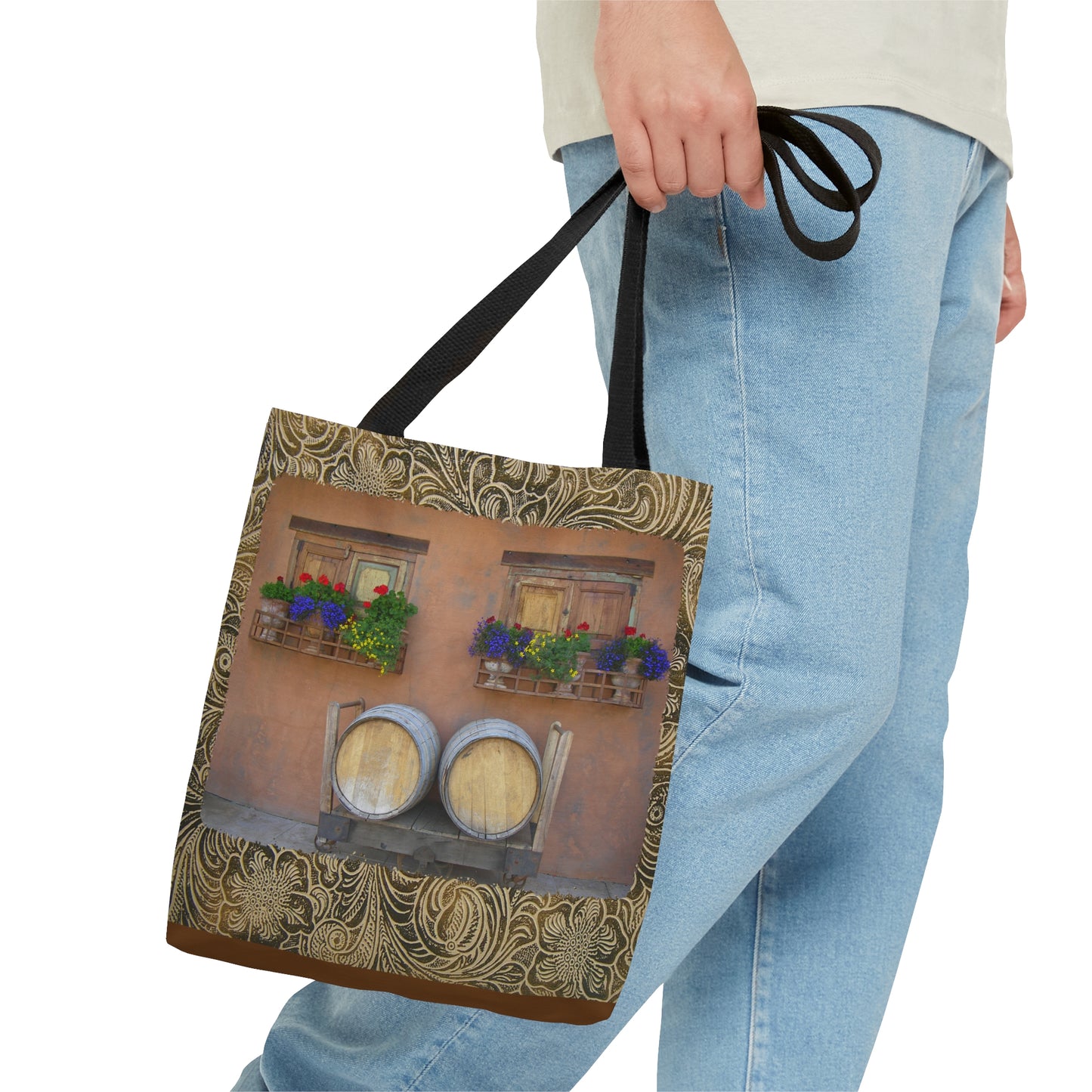 Spanish Windows & Barrels Tote Bag