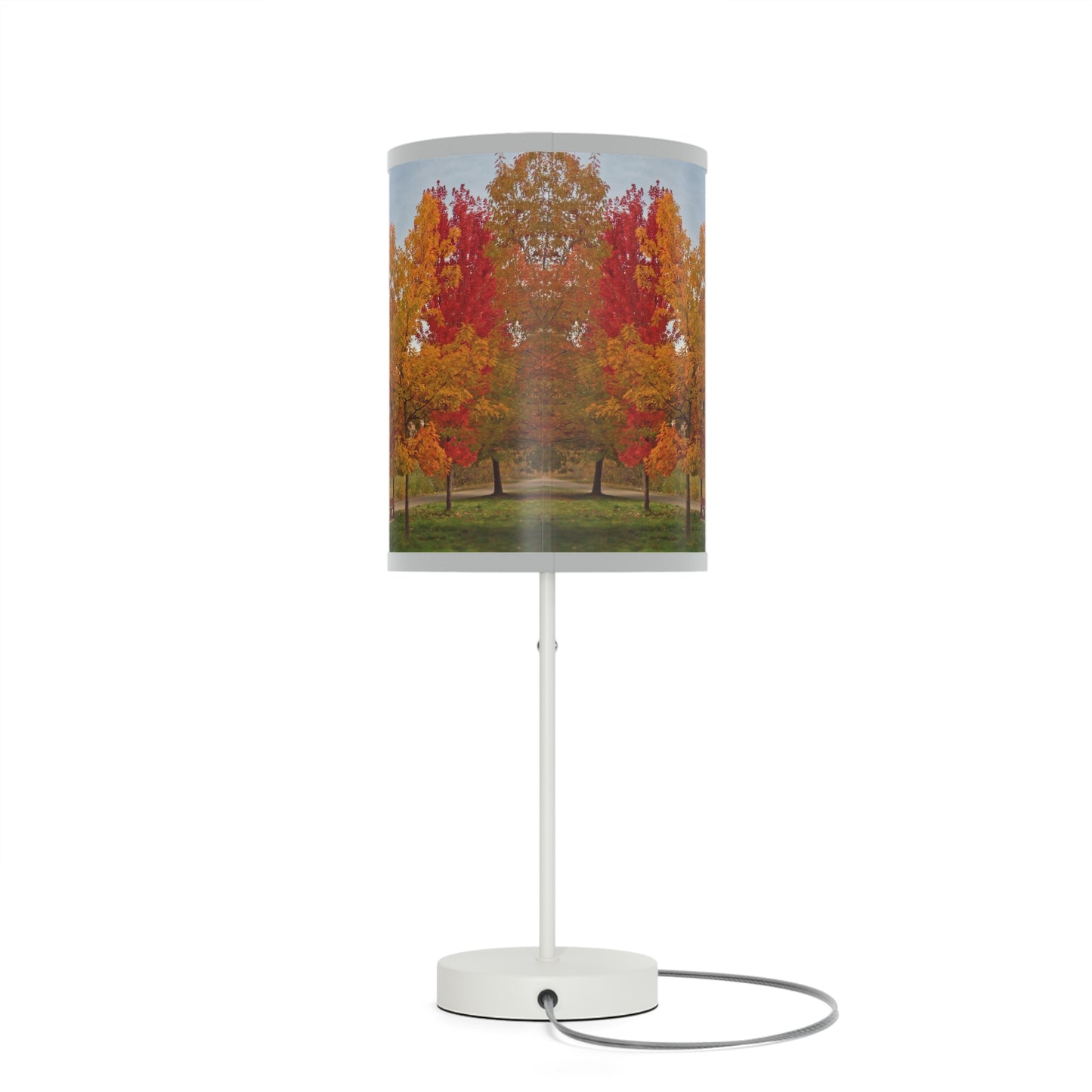 Autumn Serenity Lamp on a Stand