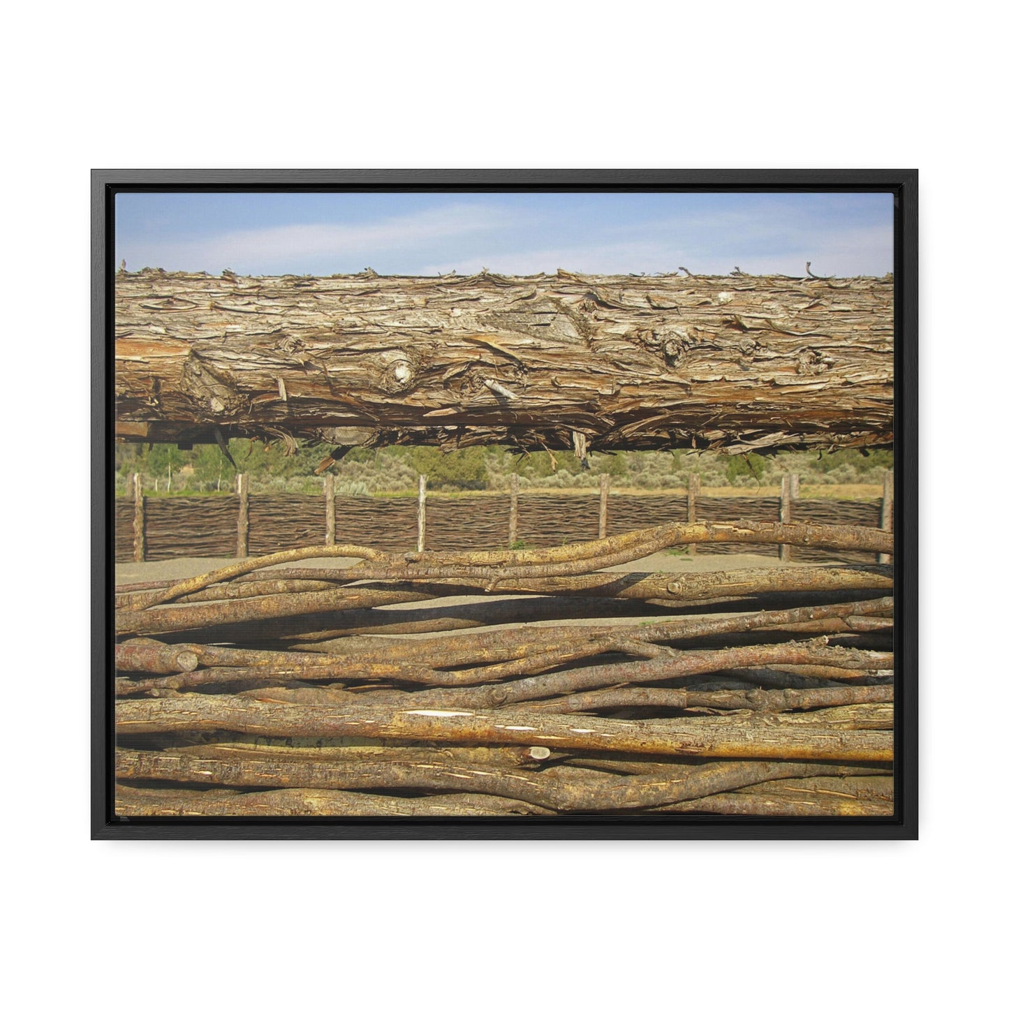 Through The Rails Gallery Canvas Wraps Framed