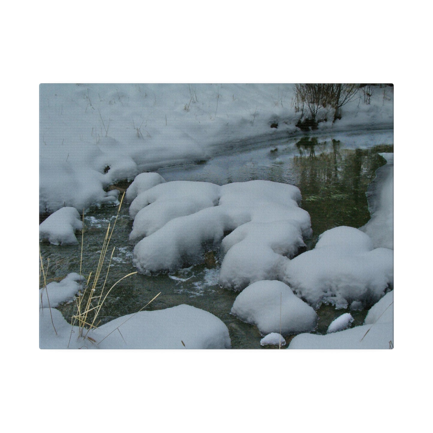 Snowy Islands Matte Canvas