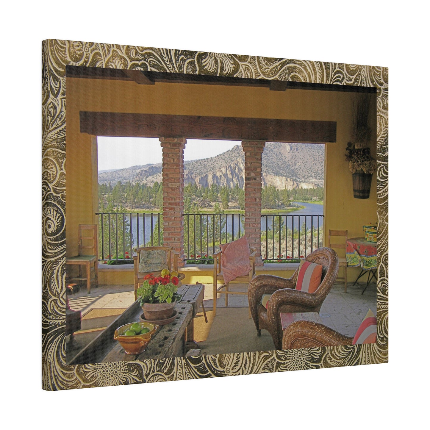 Oasis View Matte Canvas 0.75"