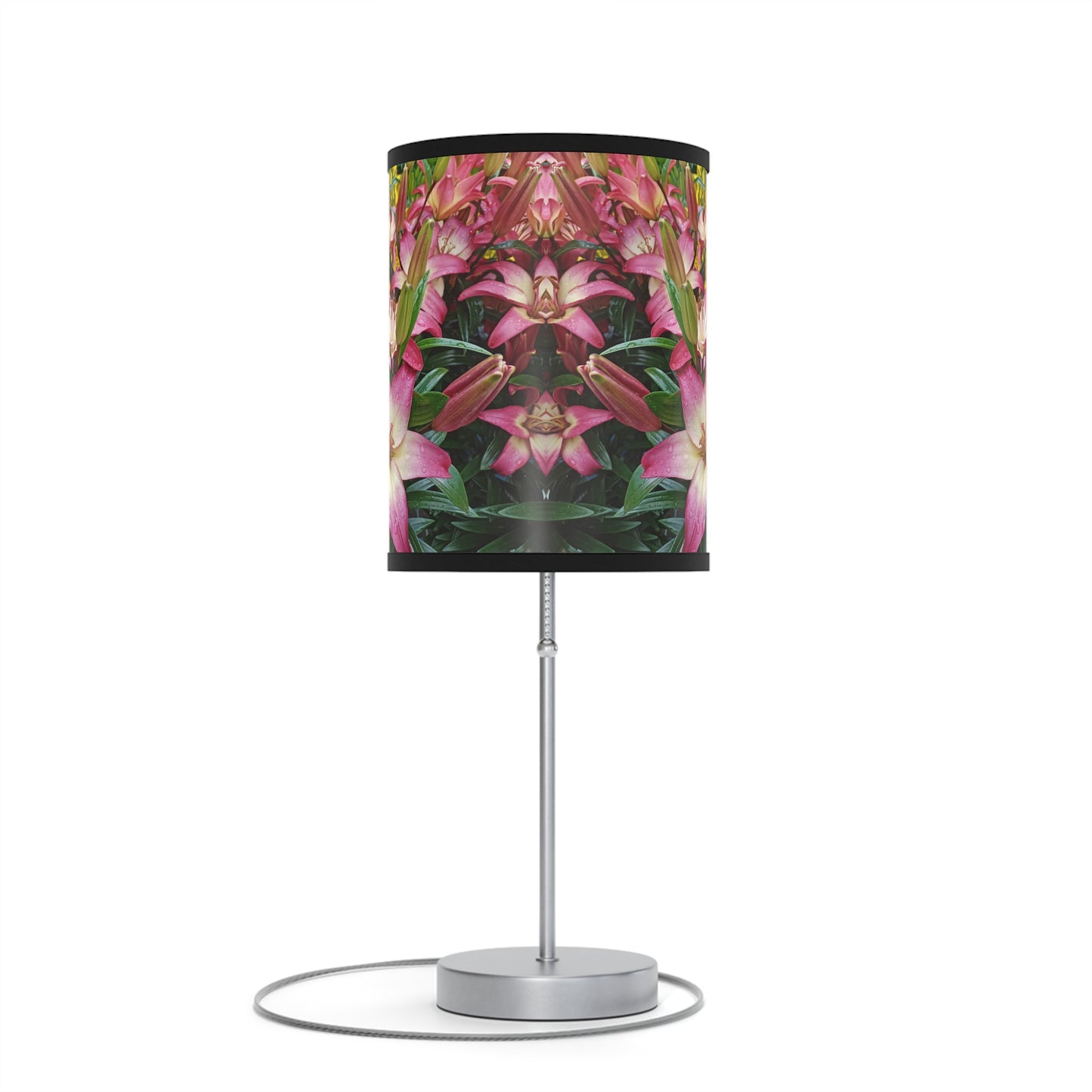 Lovely Lilies Lamp on a Stand
