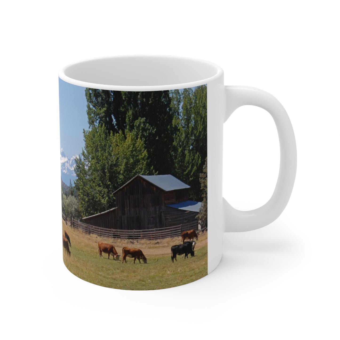 Picturesque Cattle Ceramic Mug 11oz