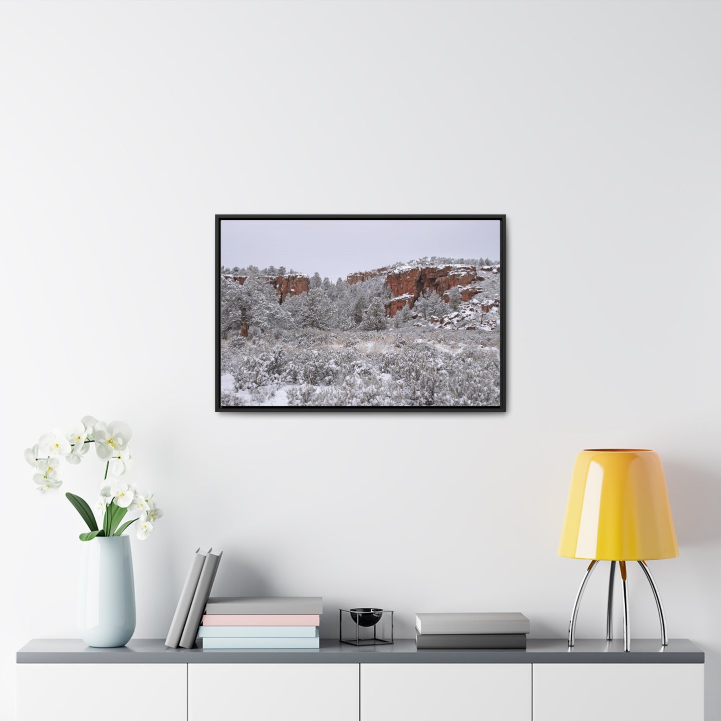 Winter Canyon Gallery Canvas Wraps Framed