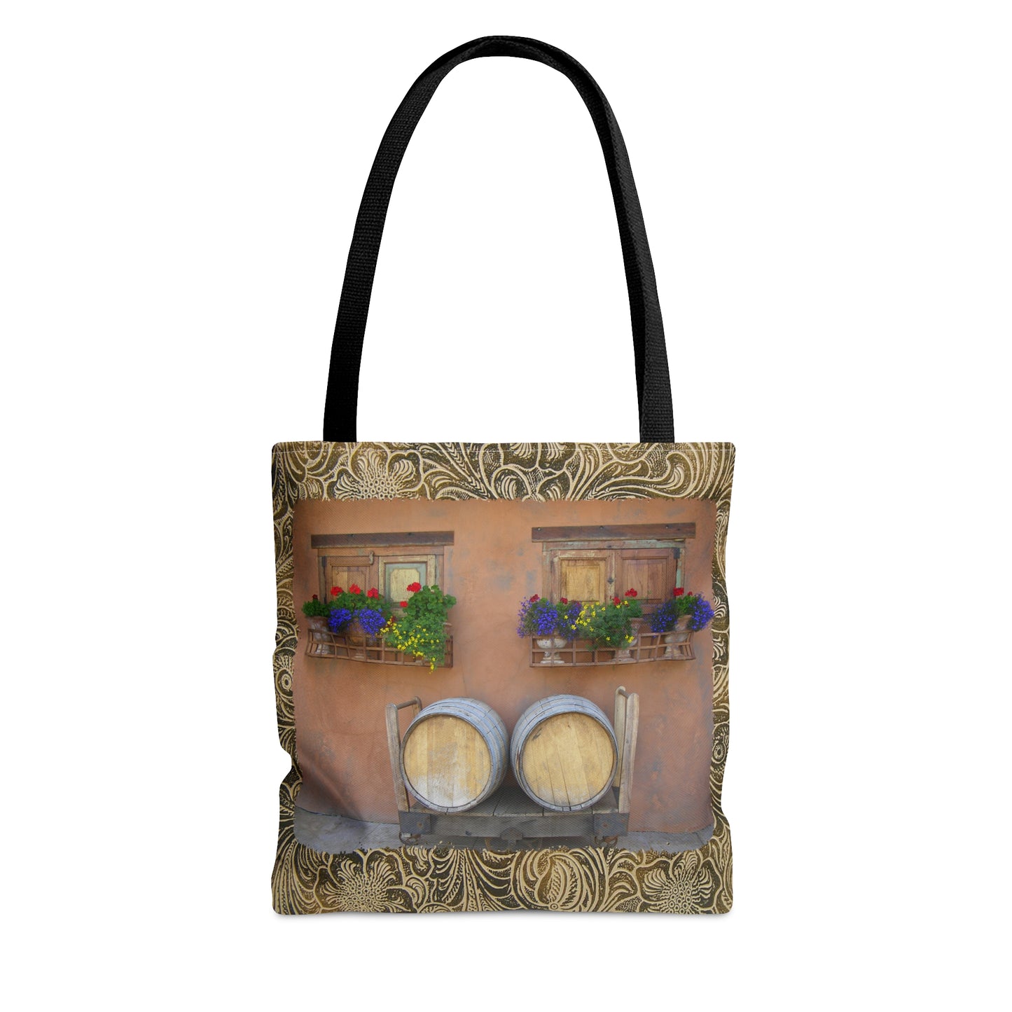 Spanish Windows & Barrels Tote Bag