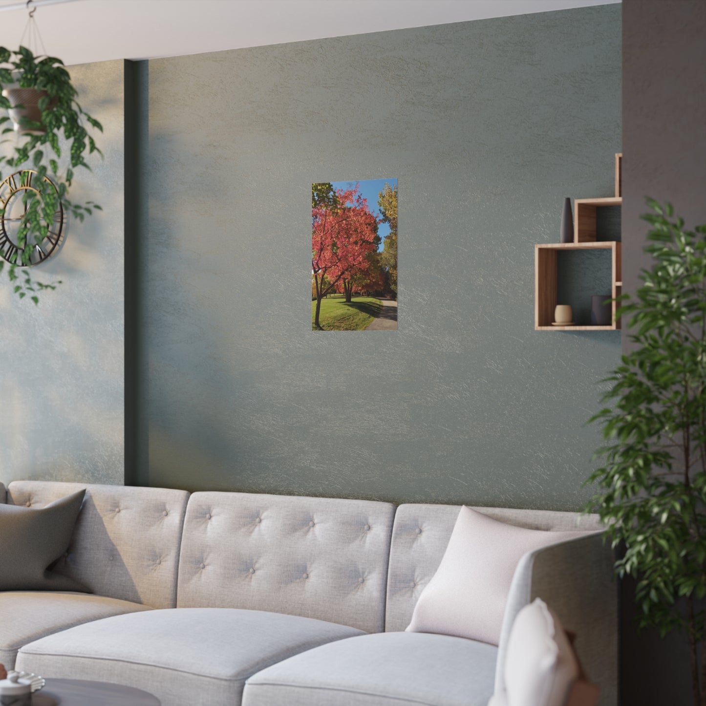 Autumn Glow Satin Posters