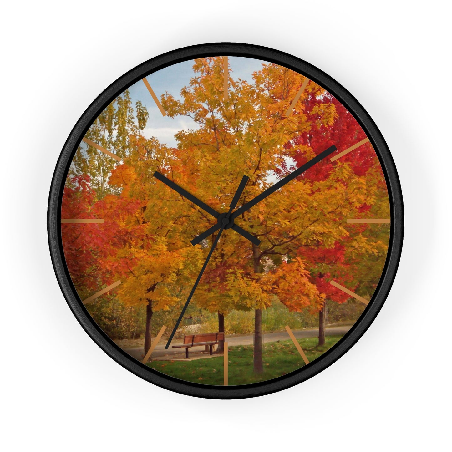 Autumn Serenity Wall Clock