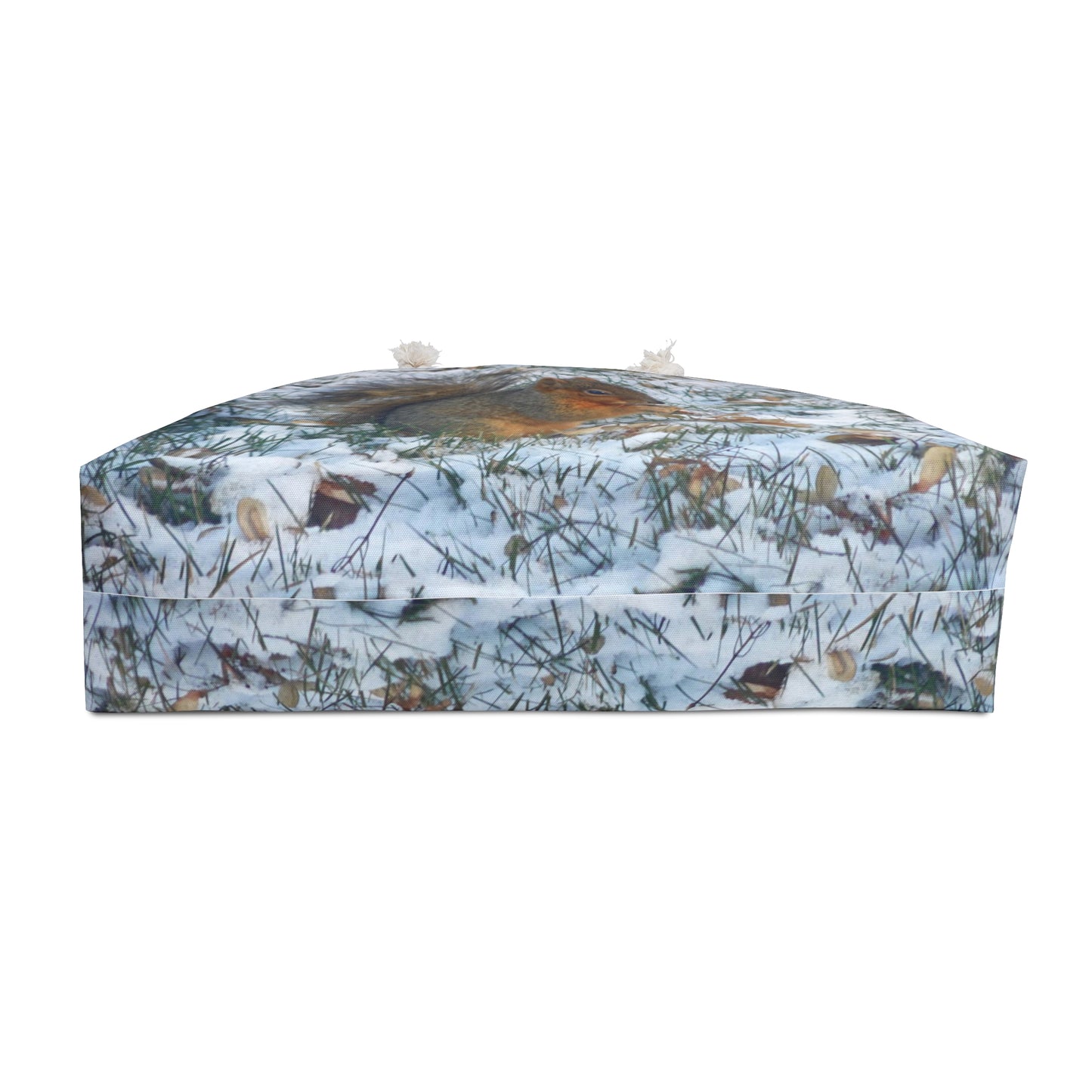Winter Squirrel Weekender Bag