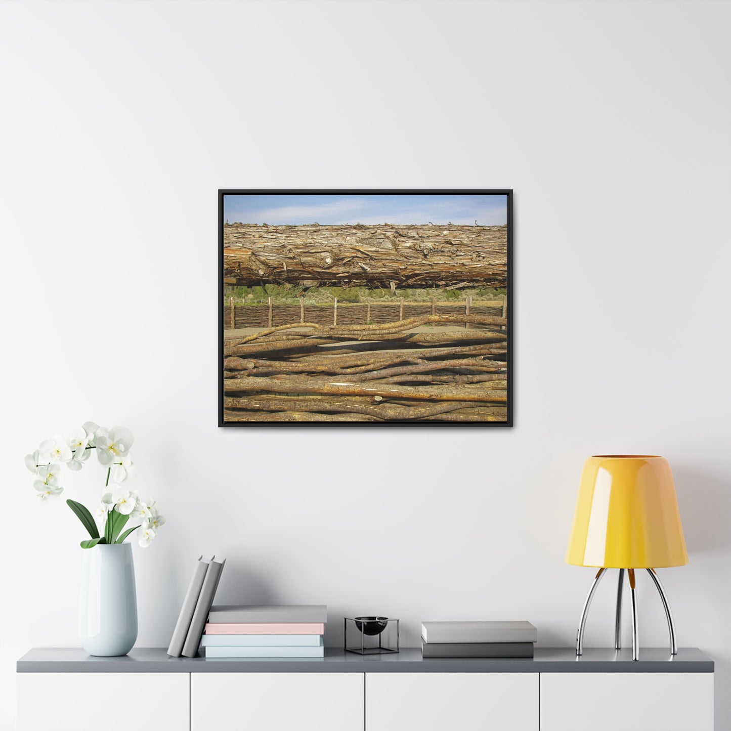Through The Rails Gallery Canvas Wraps Framed