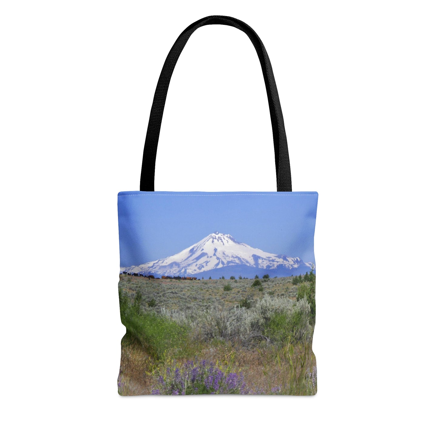 Lupine & Sage Mountain Tote Bag