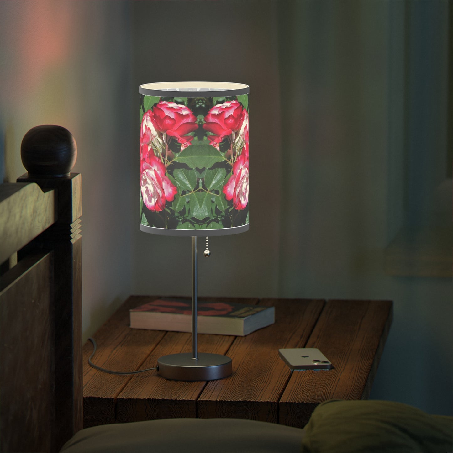 Romantic Roses Lamp on a Stand