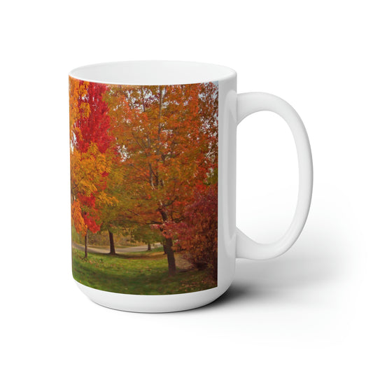 Autumn Serenity Ceramic Mug 15oz