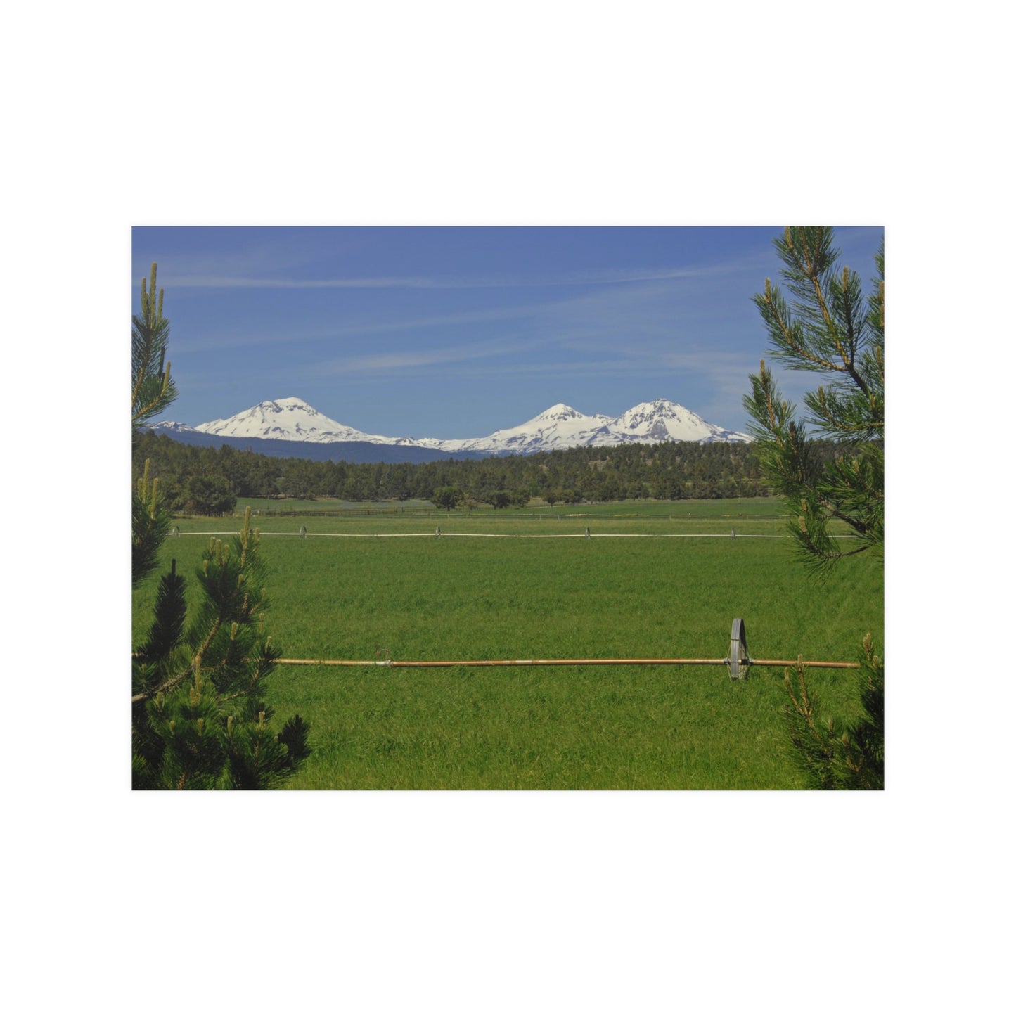 Mountain Pasture Satin Posters