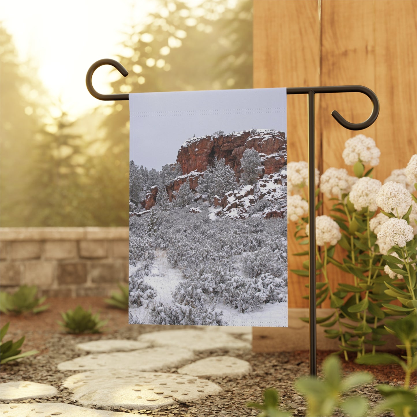 Winter Cliff Garden & House Banner