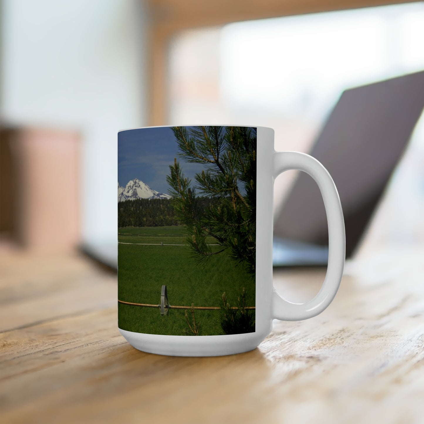 Mountain Pasture Ceramic Mug 15oz